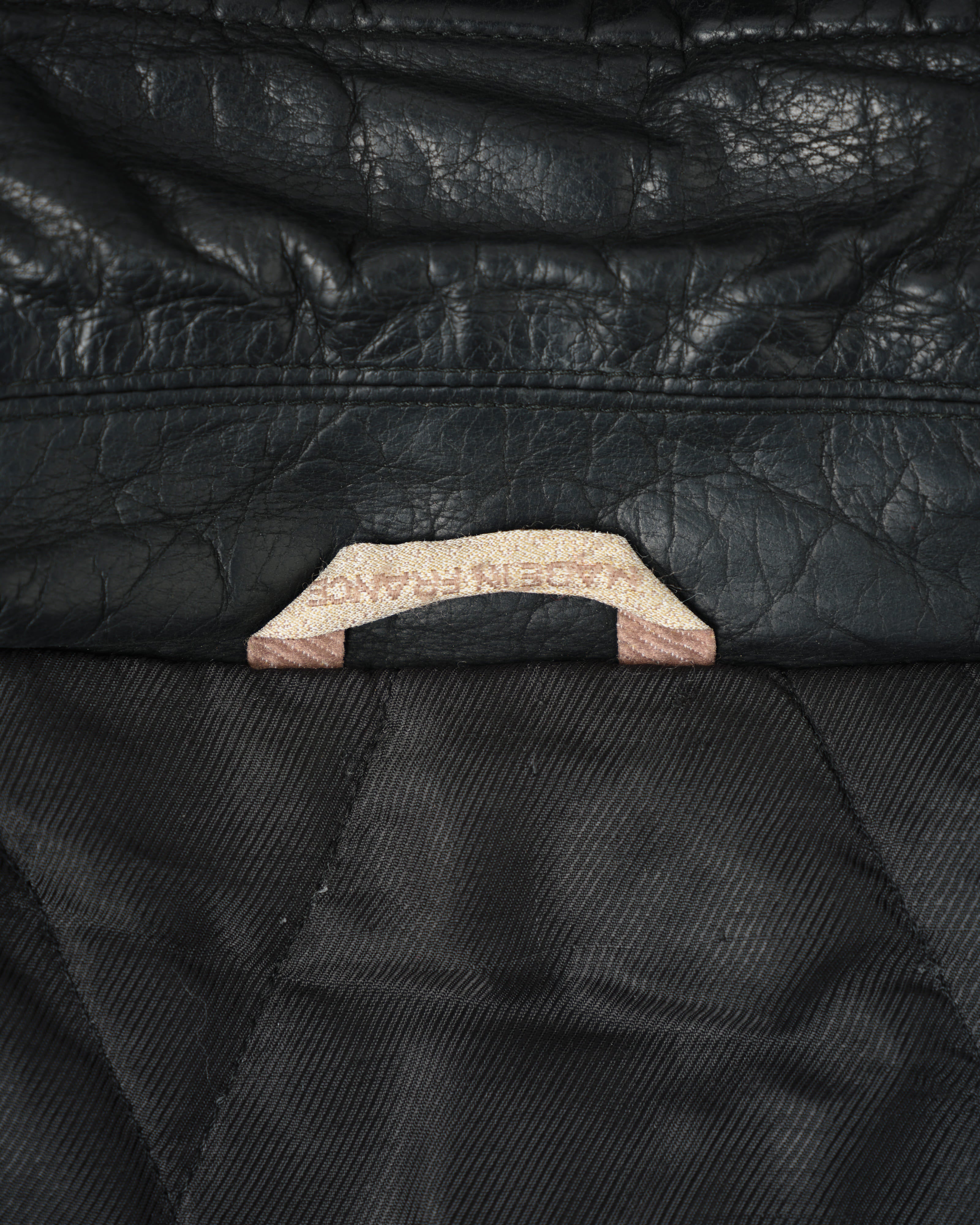 【~90's】Old SERAPHIN Deerskin Leather Jacket Size.52 "MARIE-LOUISE 別注"