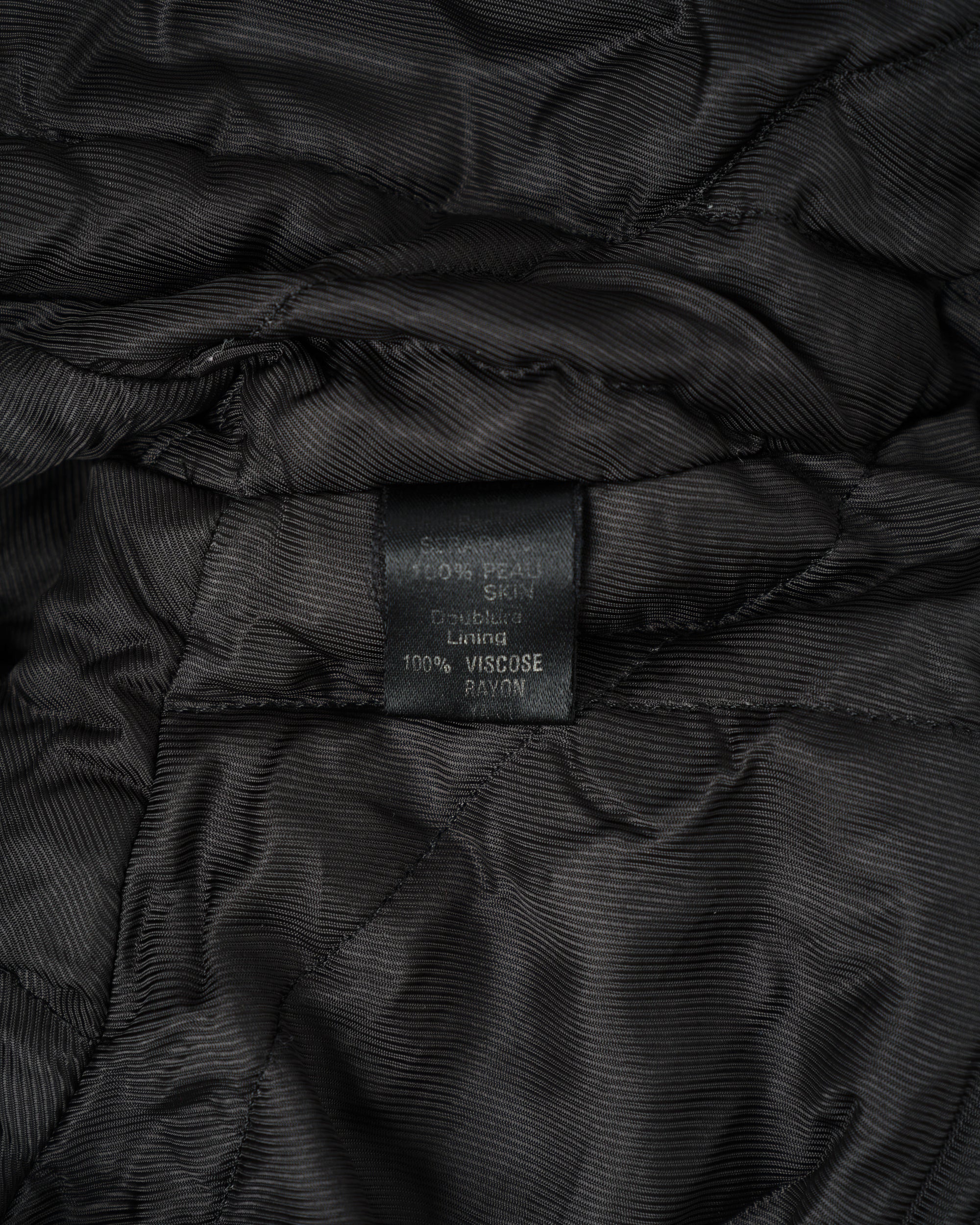 ［~90's］Old SERAPHIN Deerskin Leather Jacket Size.52 "MARIE-LOUISE 別注"