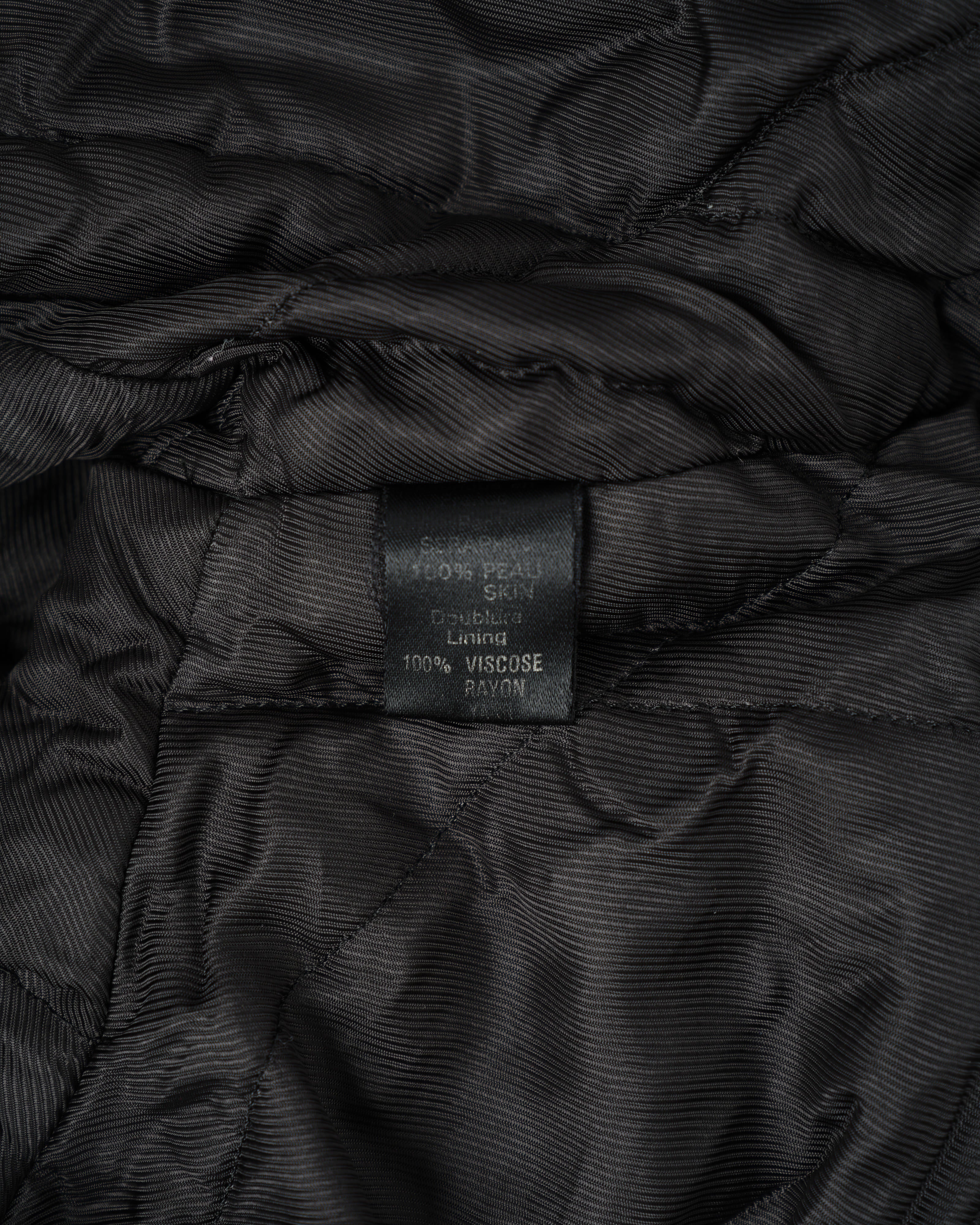 【~90's】Old SERAPHIN Deerskin Leather Jacket Size.52 "MARIE-LOUISE 別注"