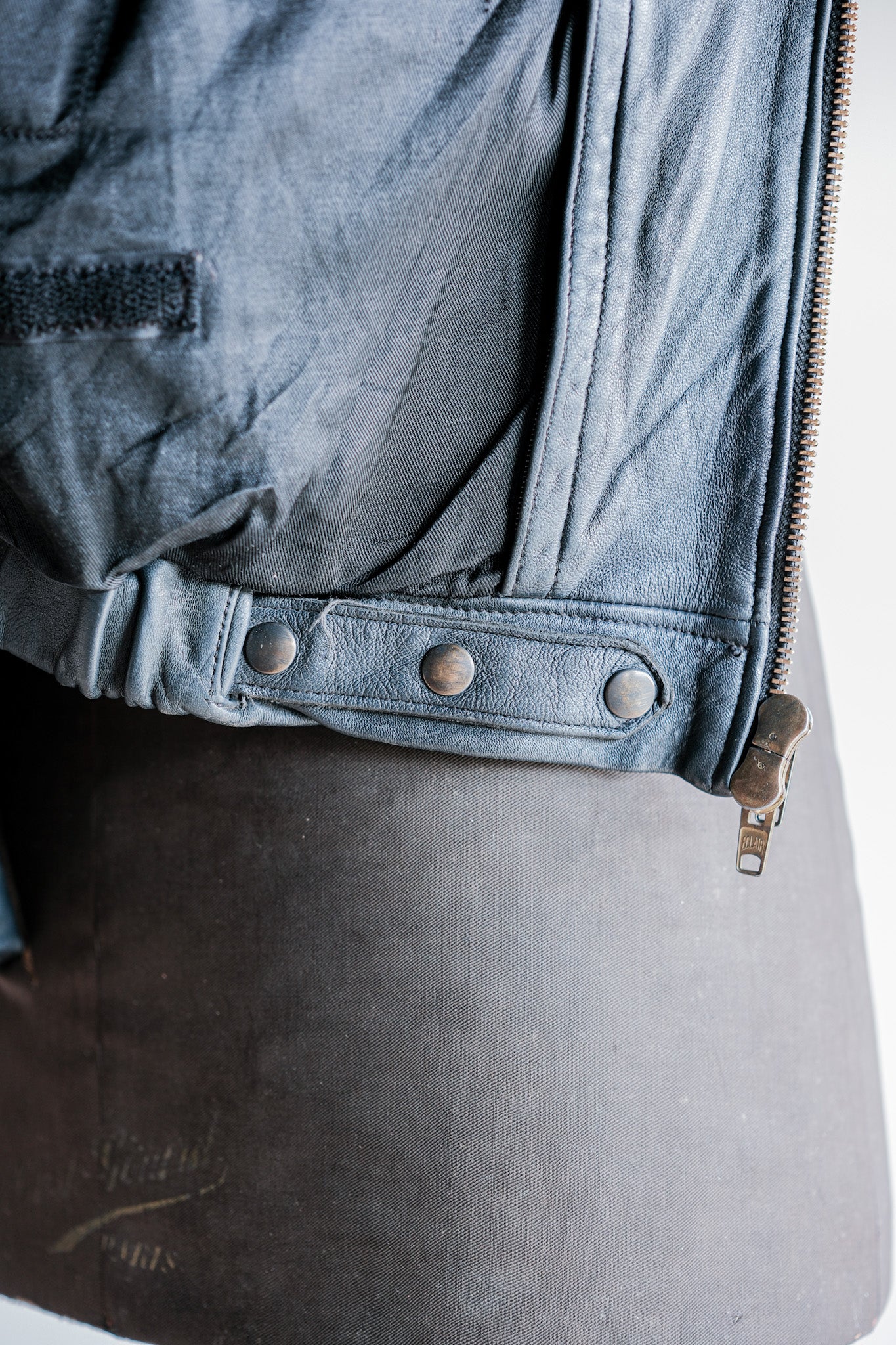 ［~70's］French Air Force Pilot Leather Jacket Size.104X