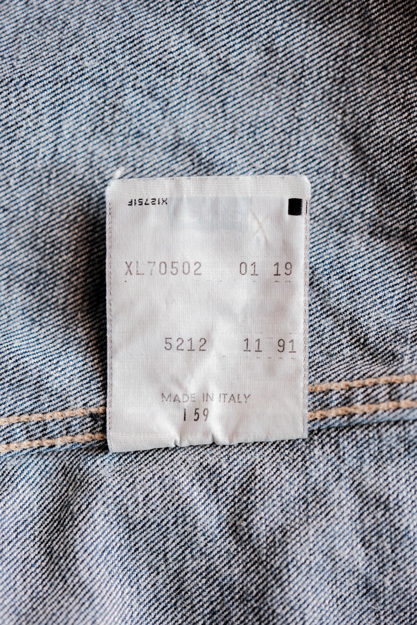 90's】Euro Levi's 70502-01 Denim Jacket Size.XL 