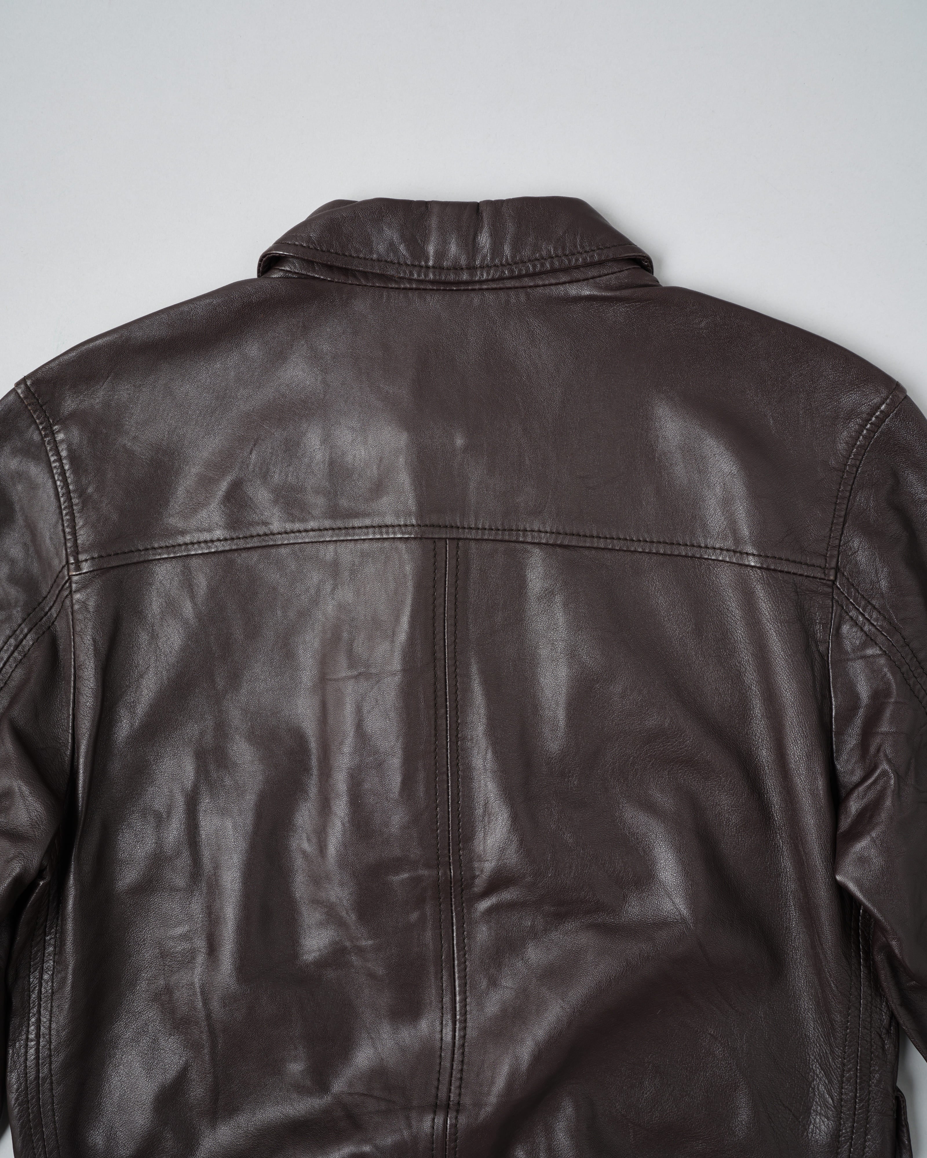 【~00’s】Old DOLCE&GABBANA Lambskin Leather Blouson Size.50