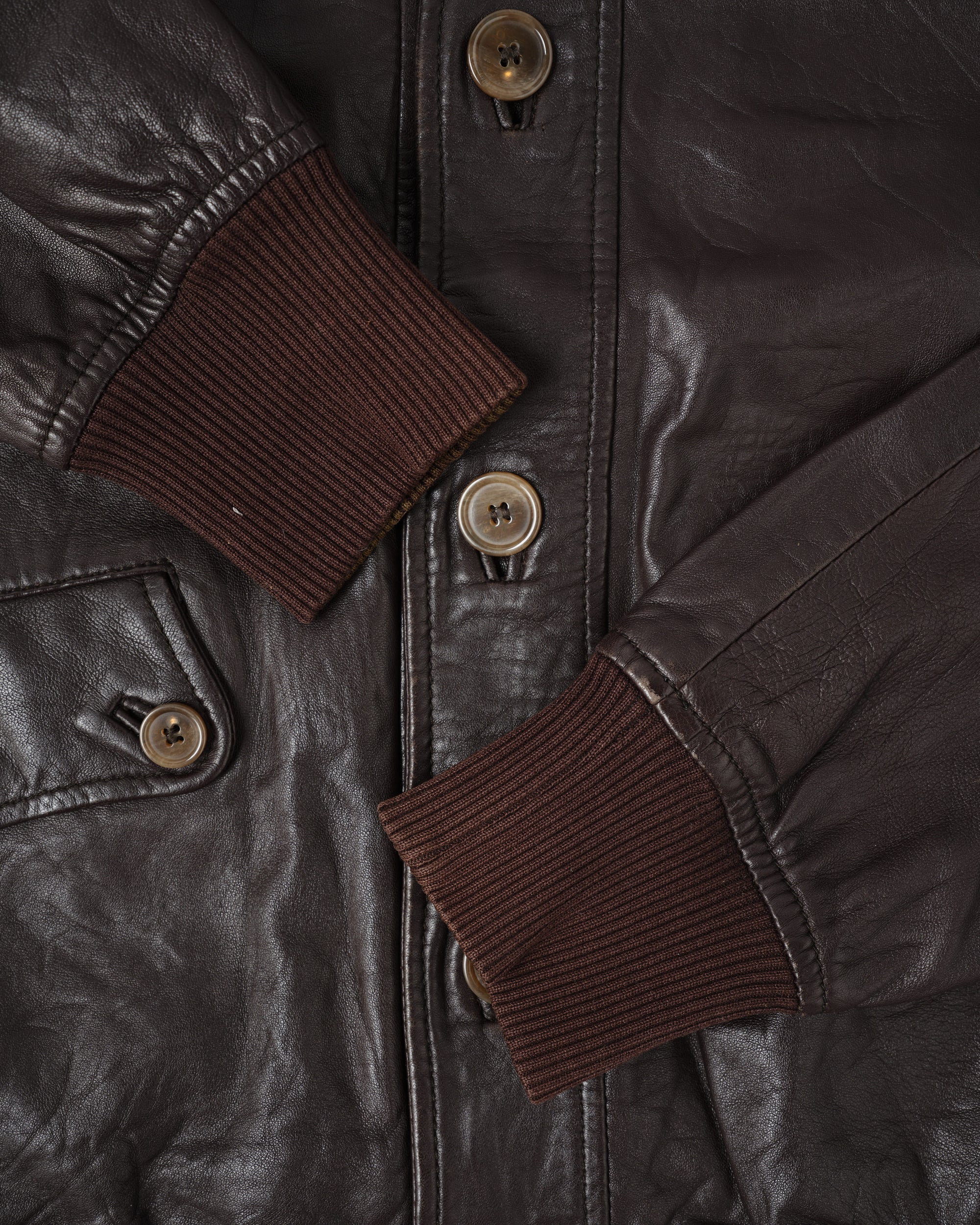 ［~00’s］Old DOLCE&GABBANA Lambskin Leather Blouson Size.50