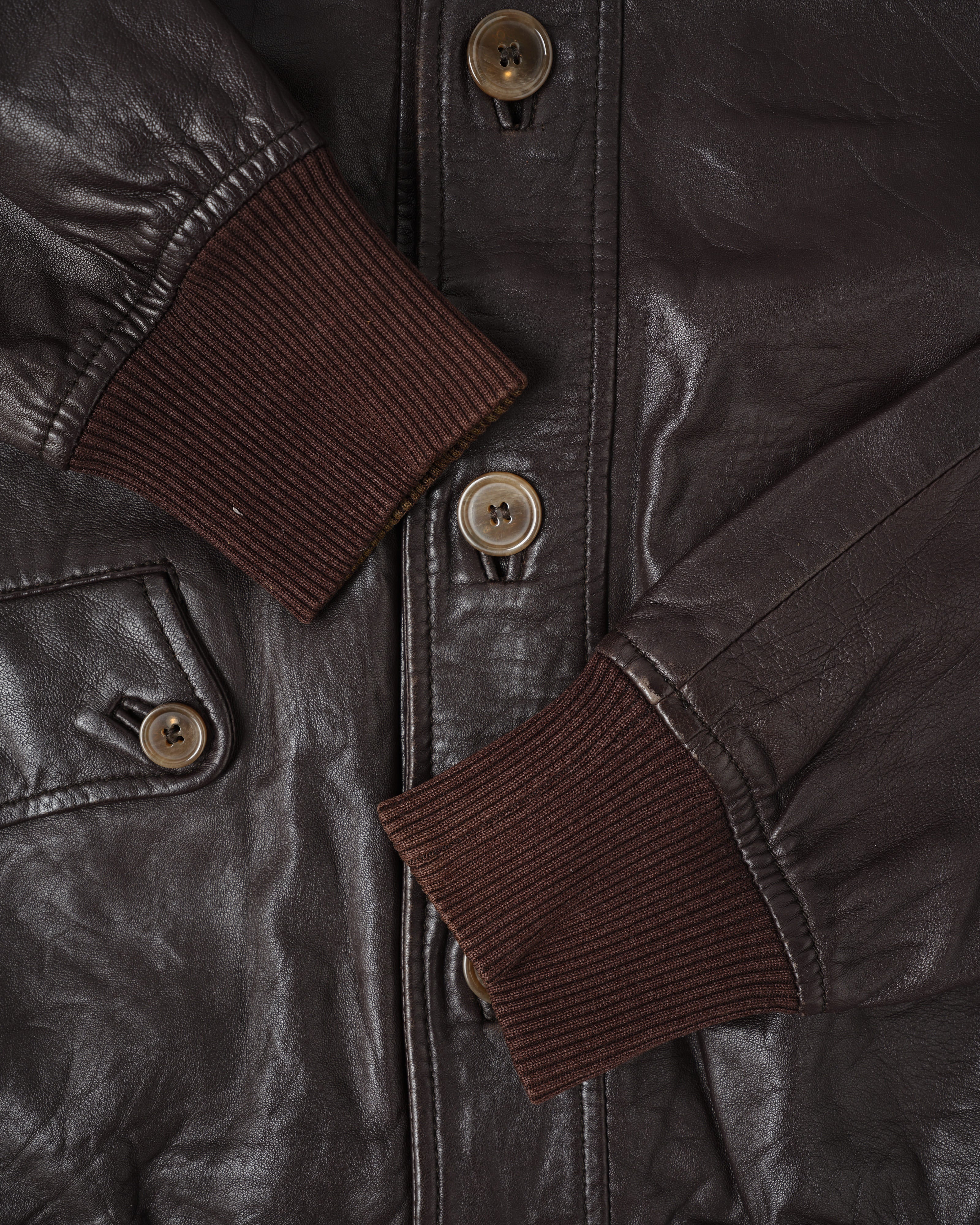 【~00’s】Old DOLCE&GABBANA Lambskin Leather Blouson Size.50