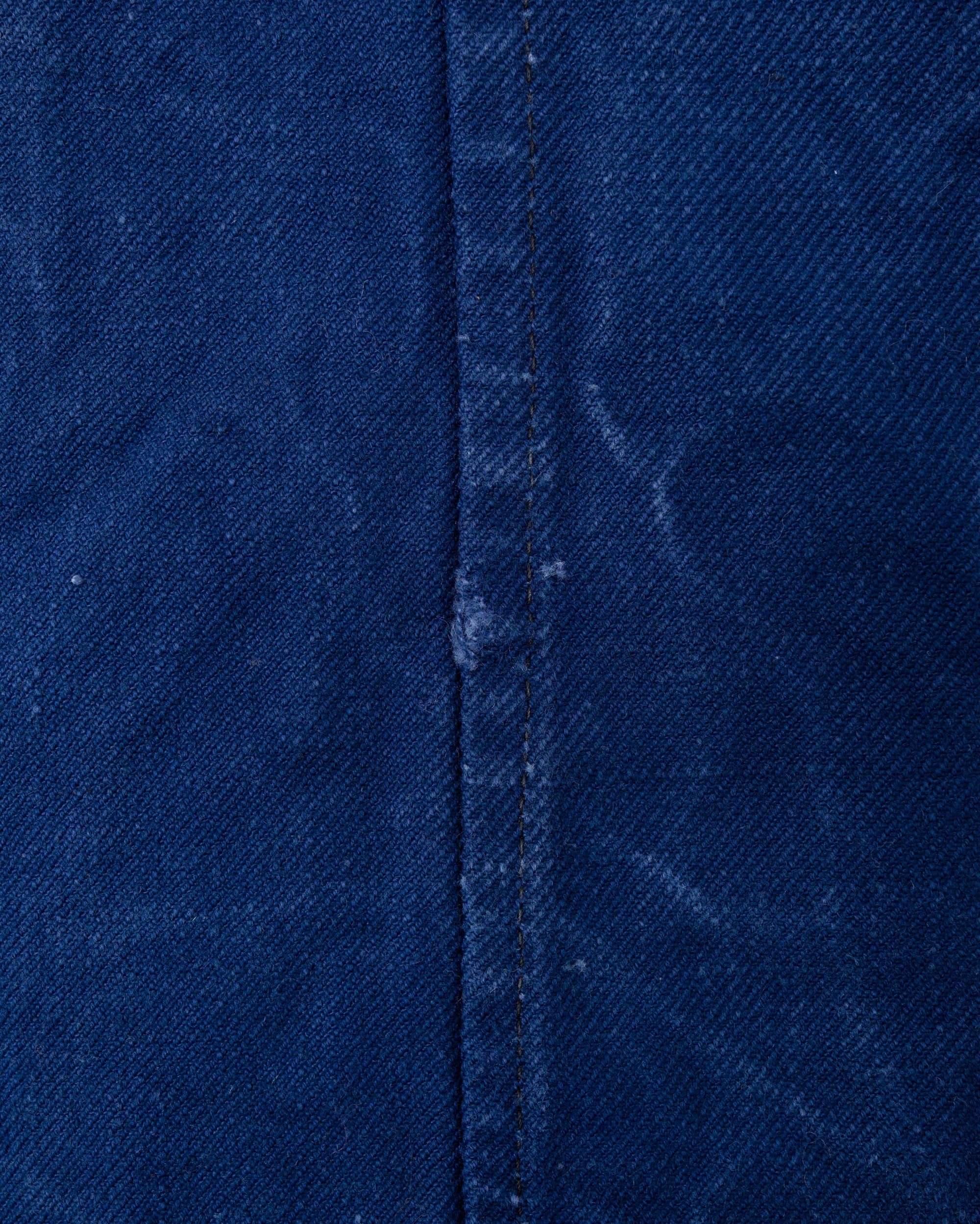 ［~50's］French Vintage Deep Blue Cotton Twill Double Breasted Work Jacket
