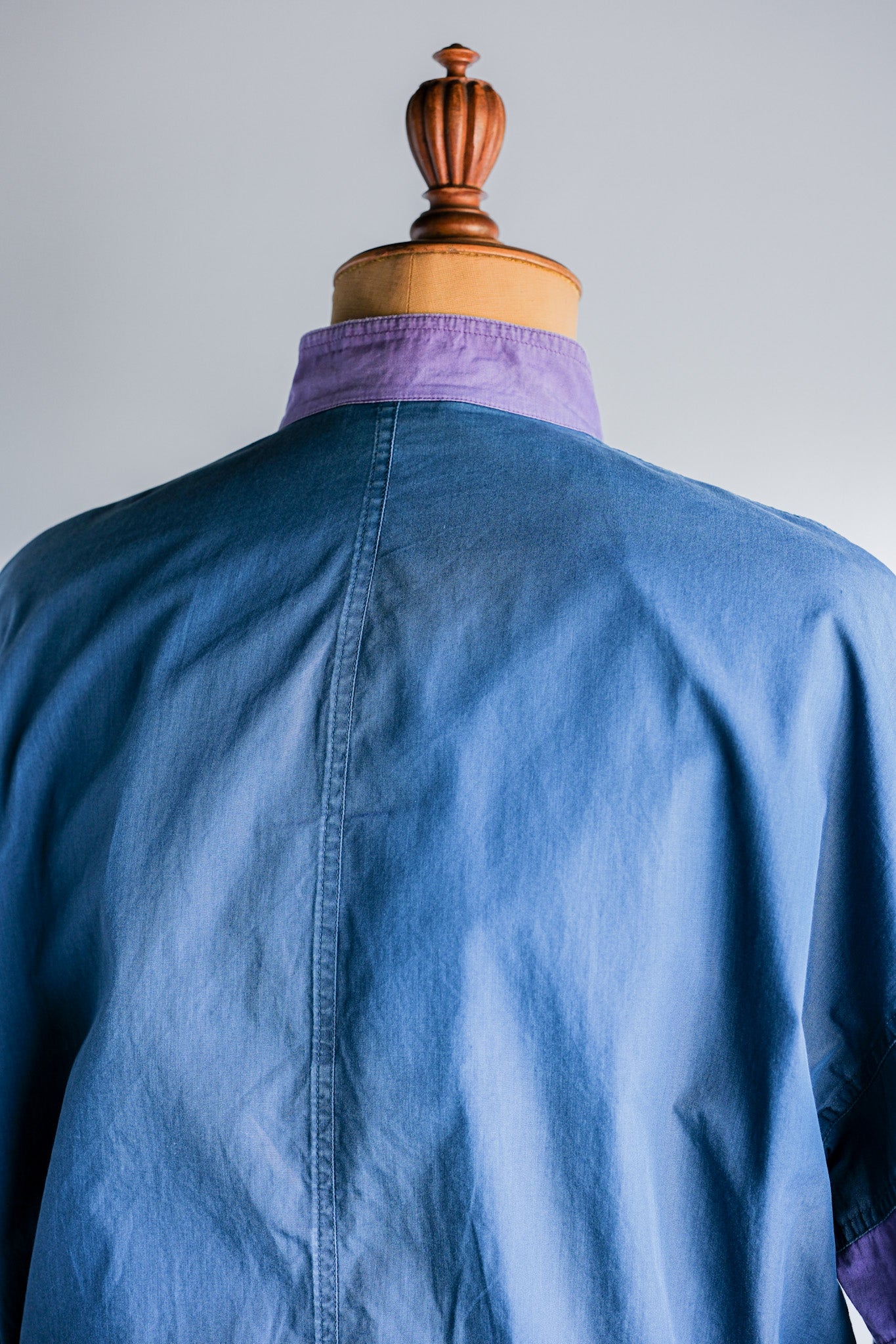［~80's］Old GIORGIO ARMANI 2 Tone Zip Up Cotton Blouson