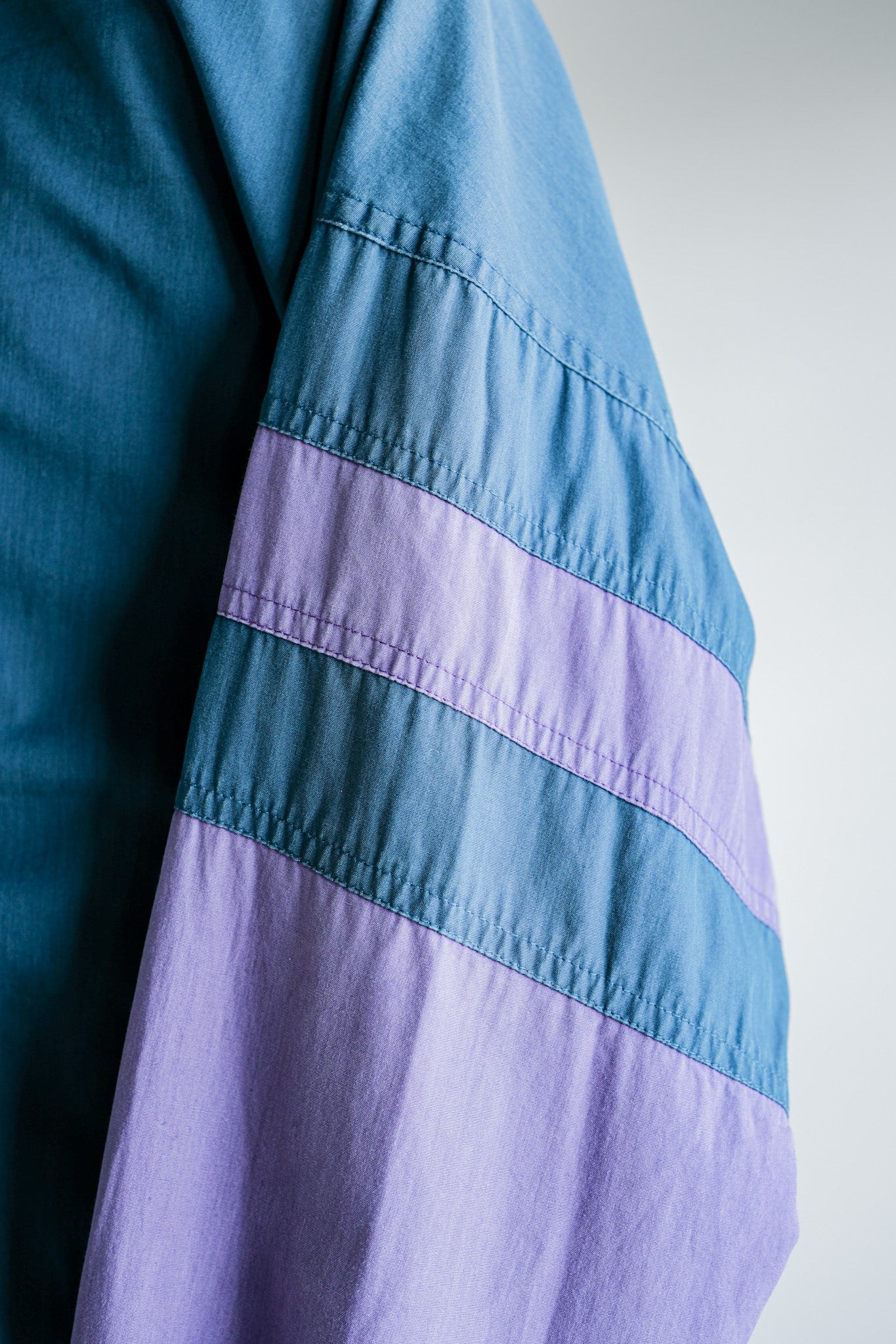 ［~80's］Old GIORGIO ARMANI 2 Tone Zip Up Cotton Blouson
