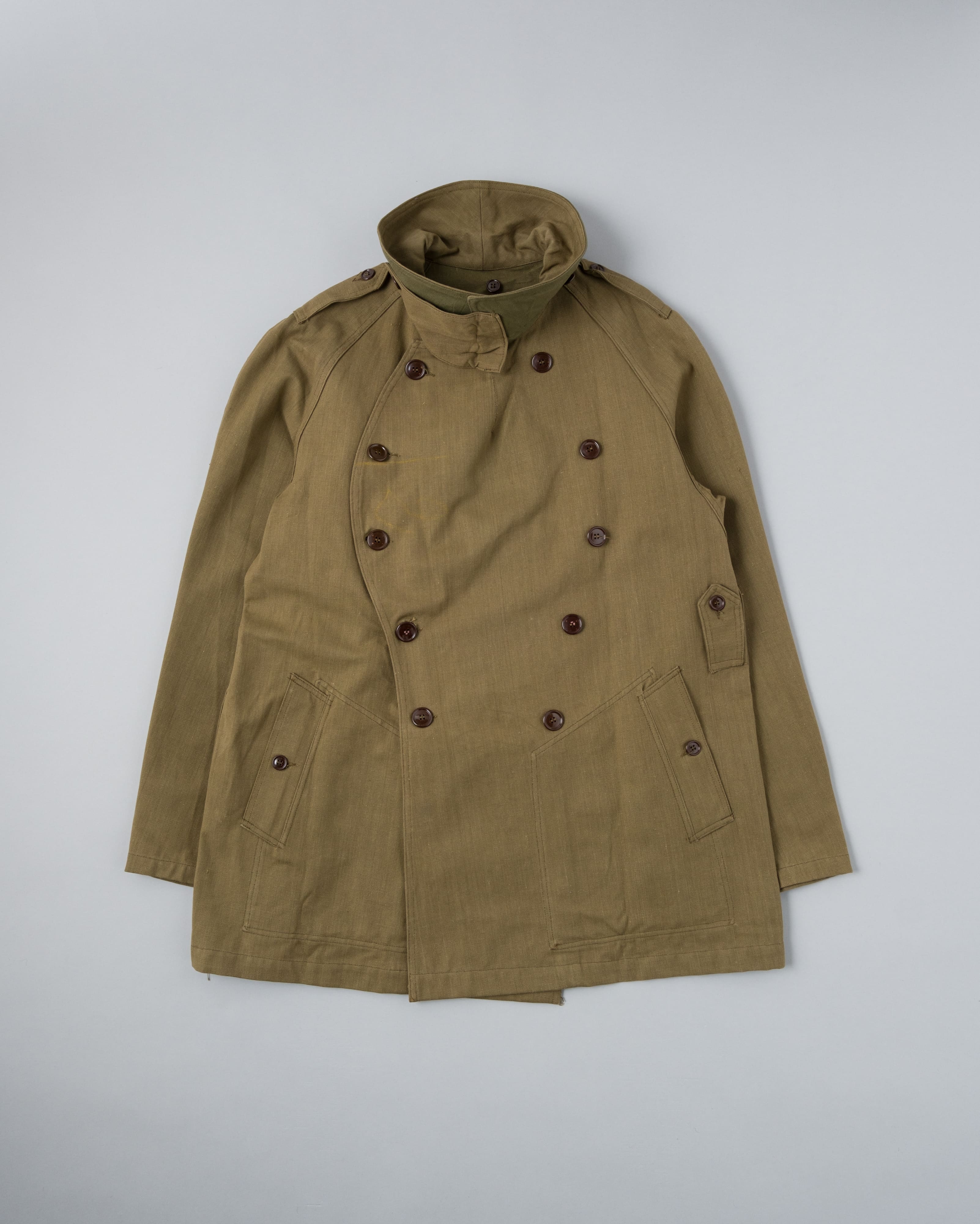 [~ 50's] Armée française M38 Taille de la veste de moto à double semestre.6 "2e type" "Stock mort"