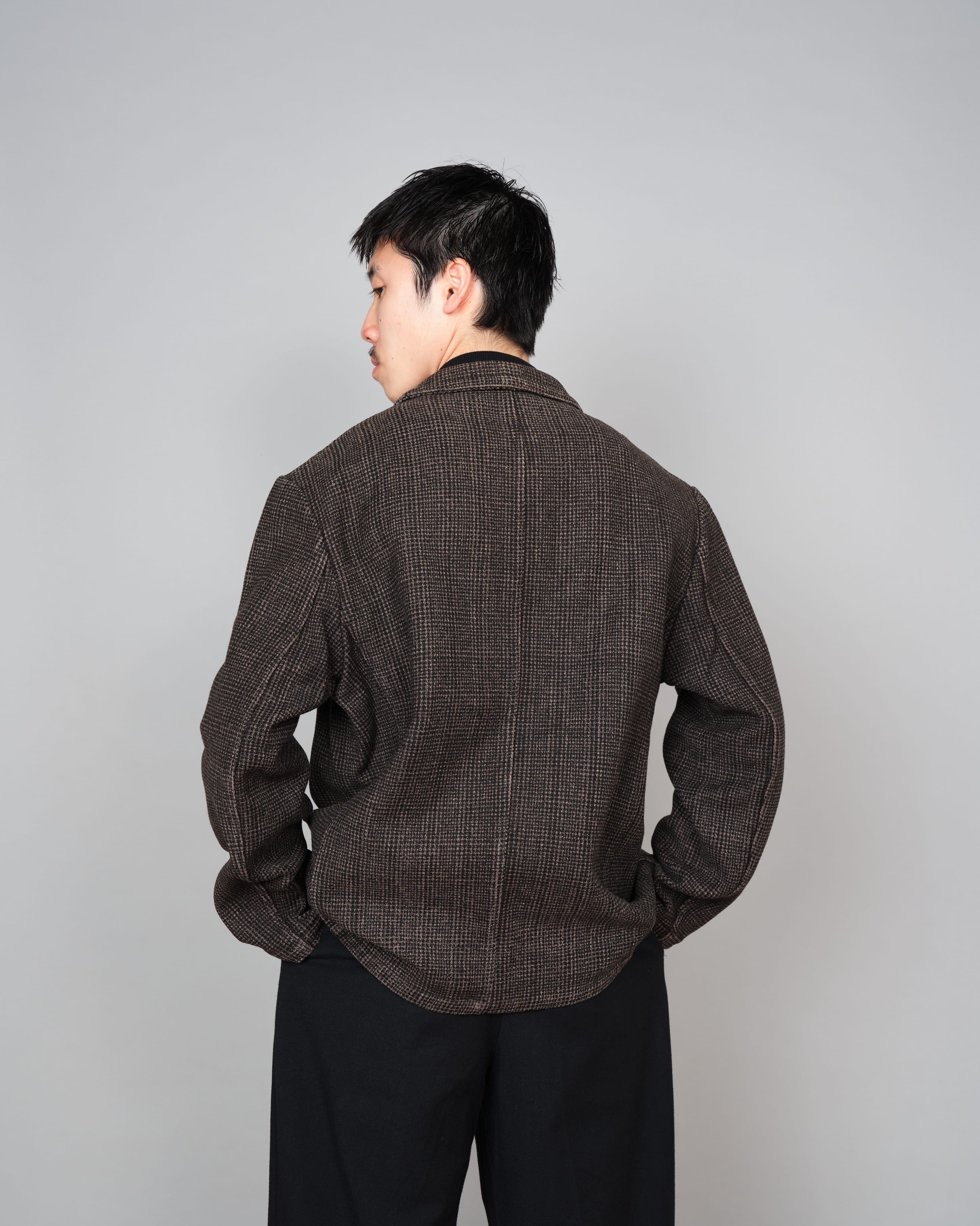 ジャケット・アウター french vintage pascal jacket 50's】French Vintage Wool Plaid Work Jacket 