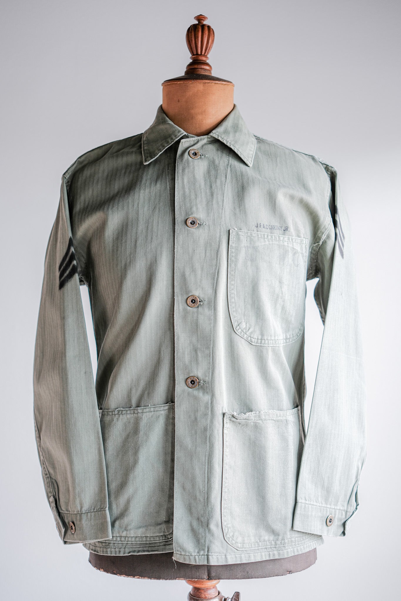 ［~40's］U.S.M.C P-47 HBT Utility Jacket Size.34