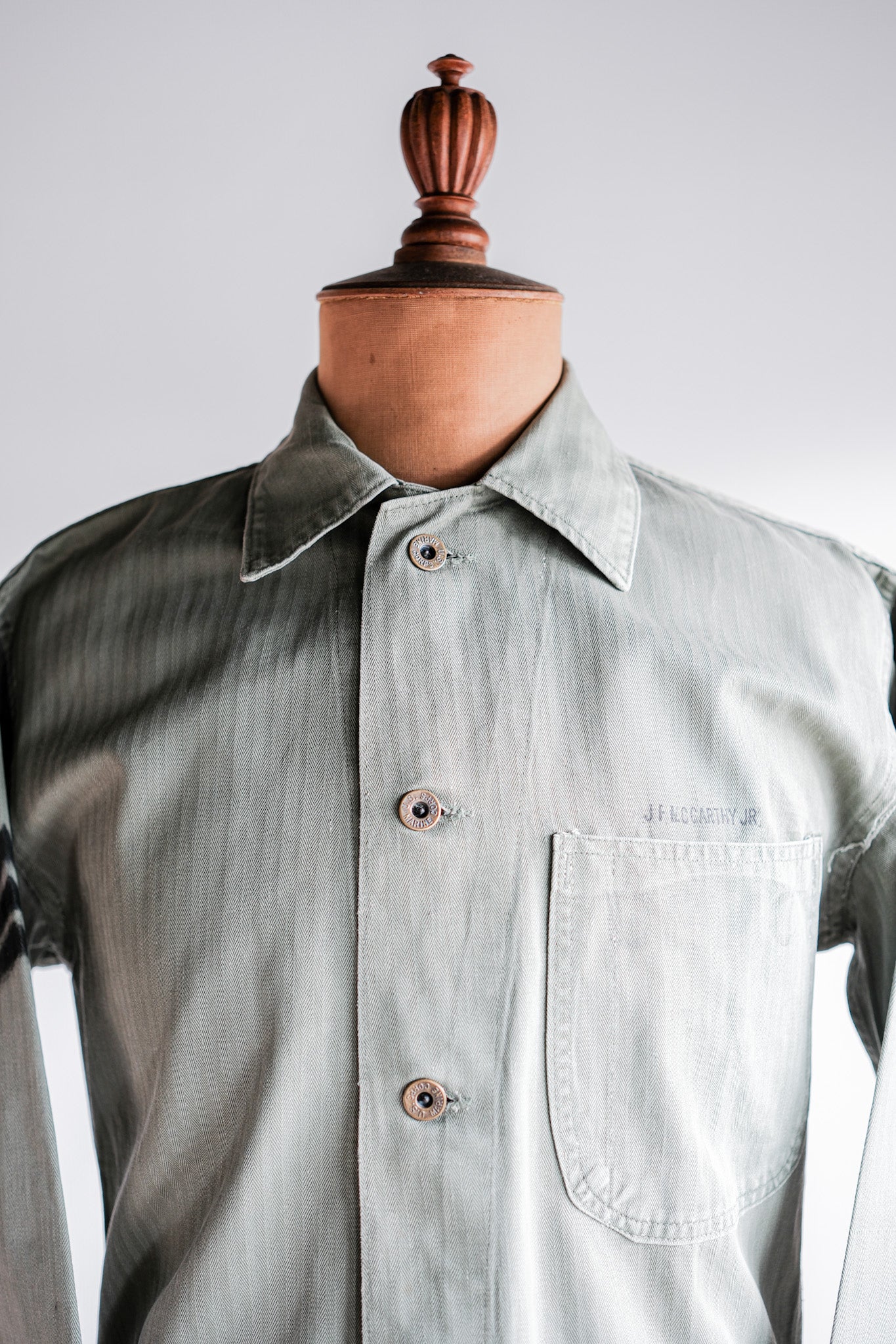 ［~40's］U.S.M.C P-47 HBT Utility Jacket Size.34