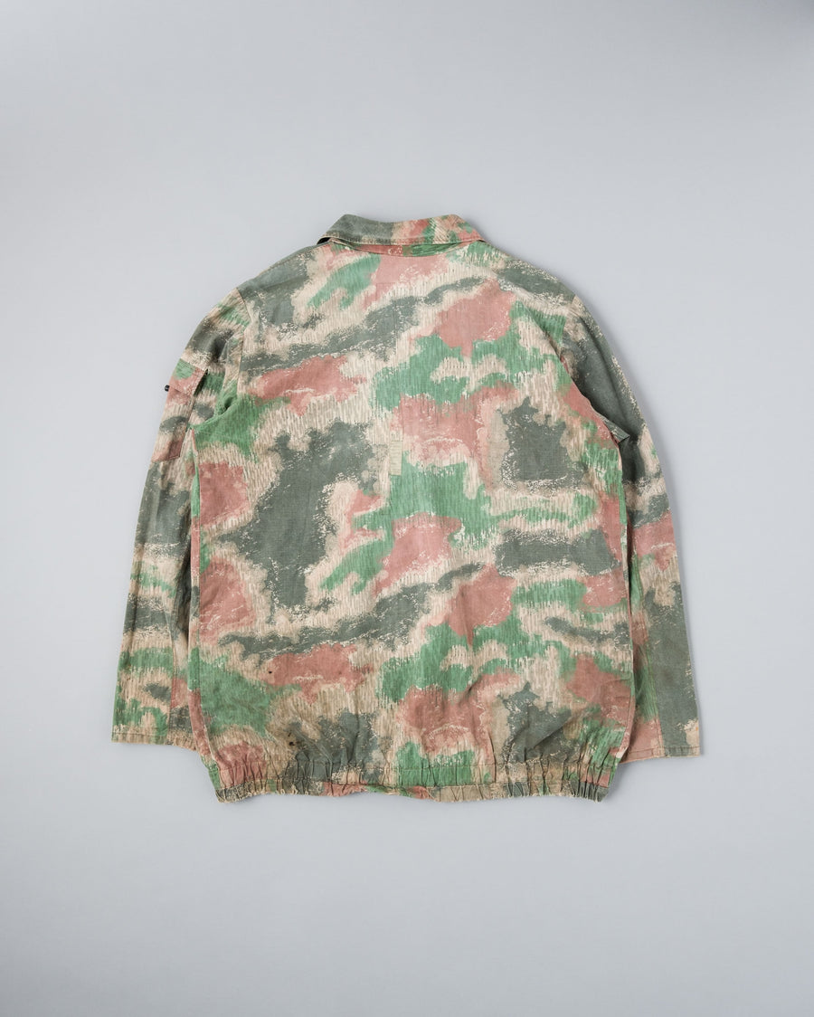 【~60's】Czechoslovakian Army Sumpfmuster Pattern Camouflage Zip Up Jacket "Localmade" の全体写真