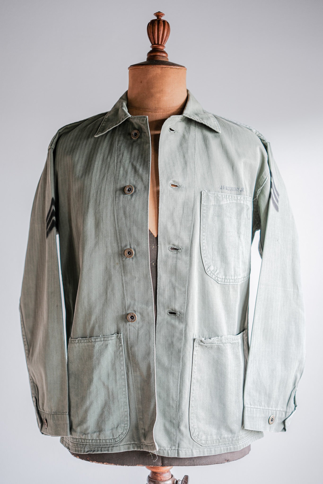 ［~40's］U.S.M.C P-47 HBT Utility Jacket Size.34