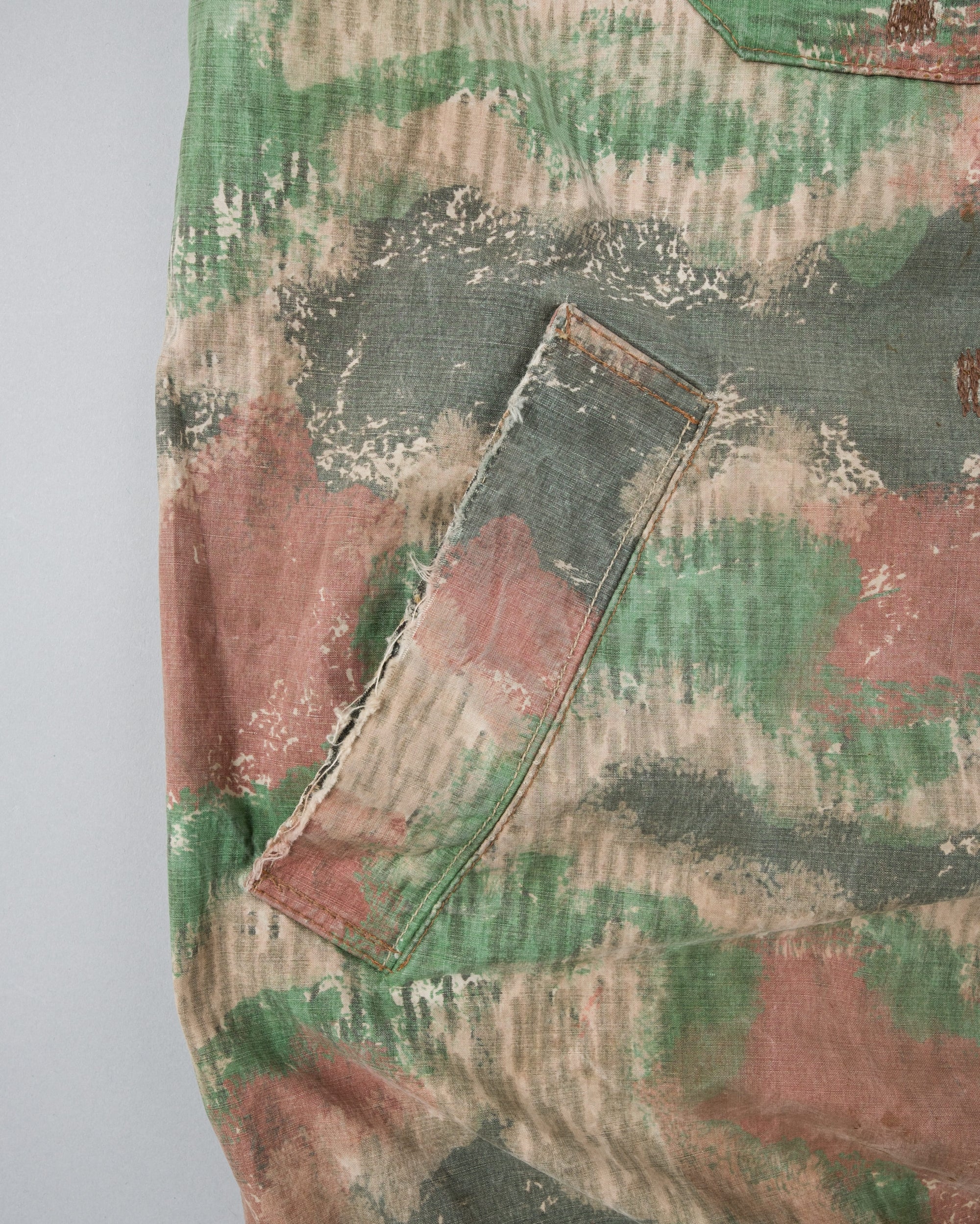 ［~60's］Czechoslovakian Army Sumpfmuster Pattern Camouflage Zip Up Jacket "Localmade"