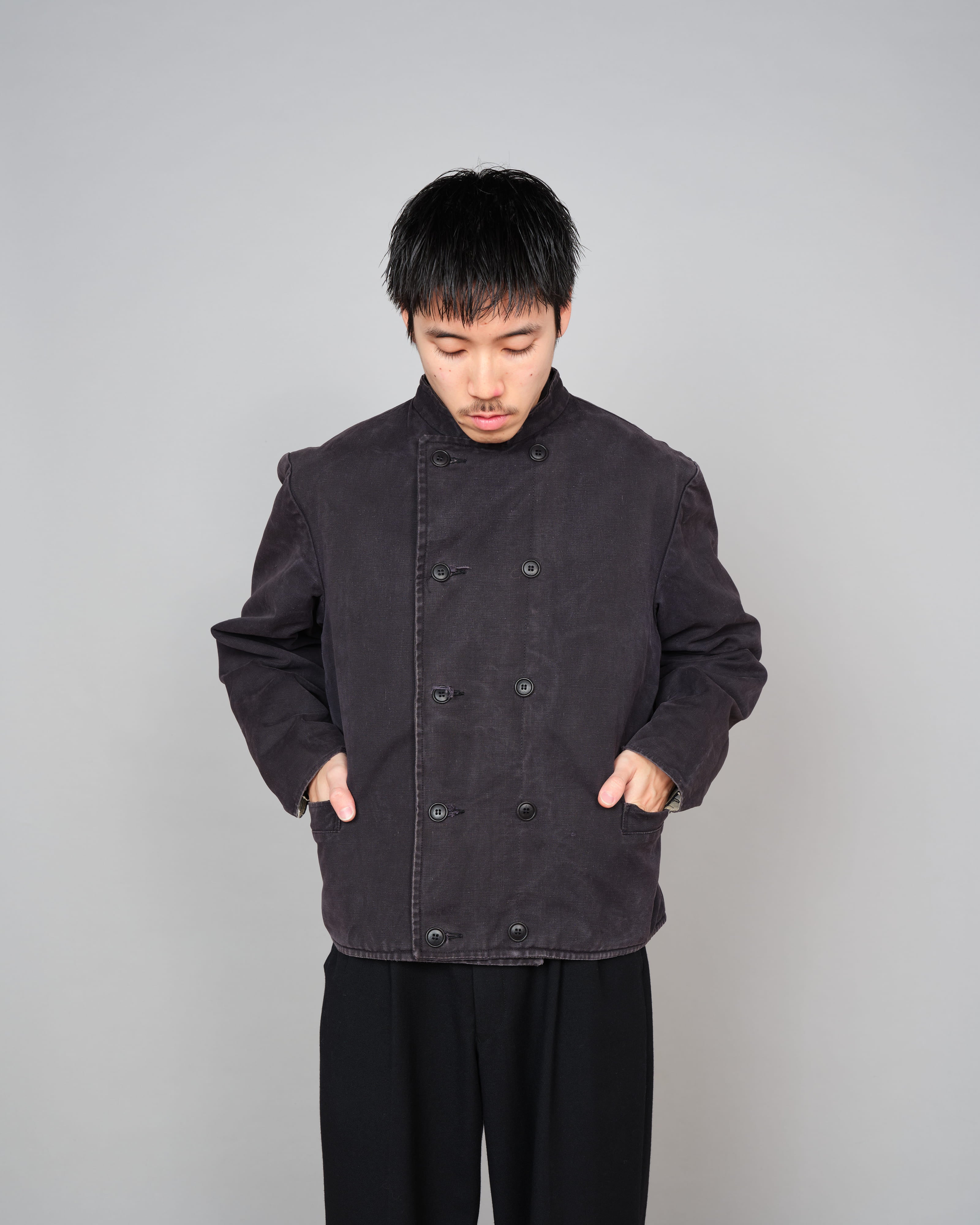 [~ 30's] Veste d'équipage de char à double boutonnage de l'armée suédoise Taille.N100M