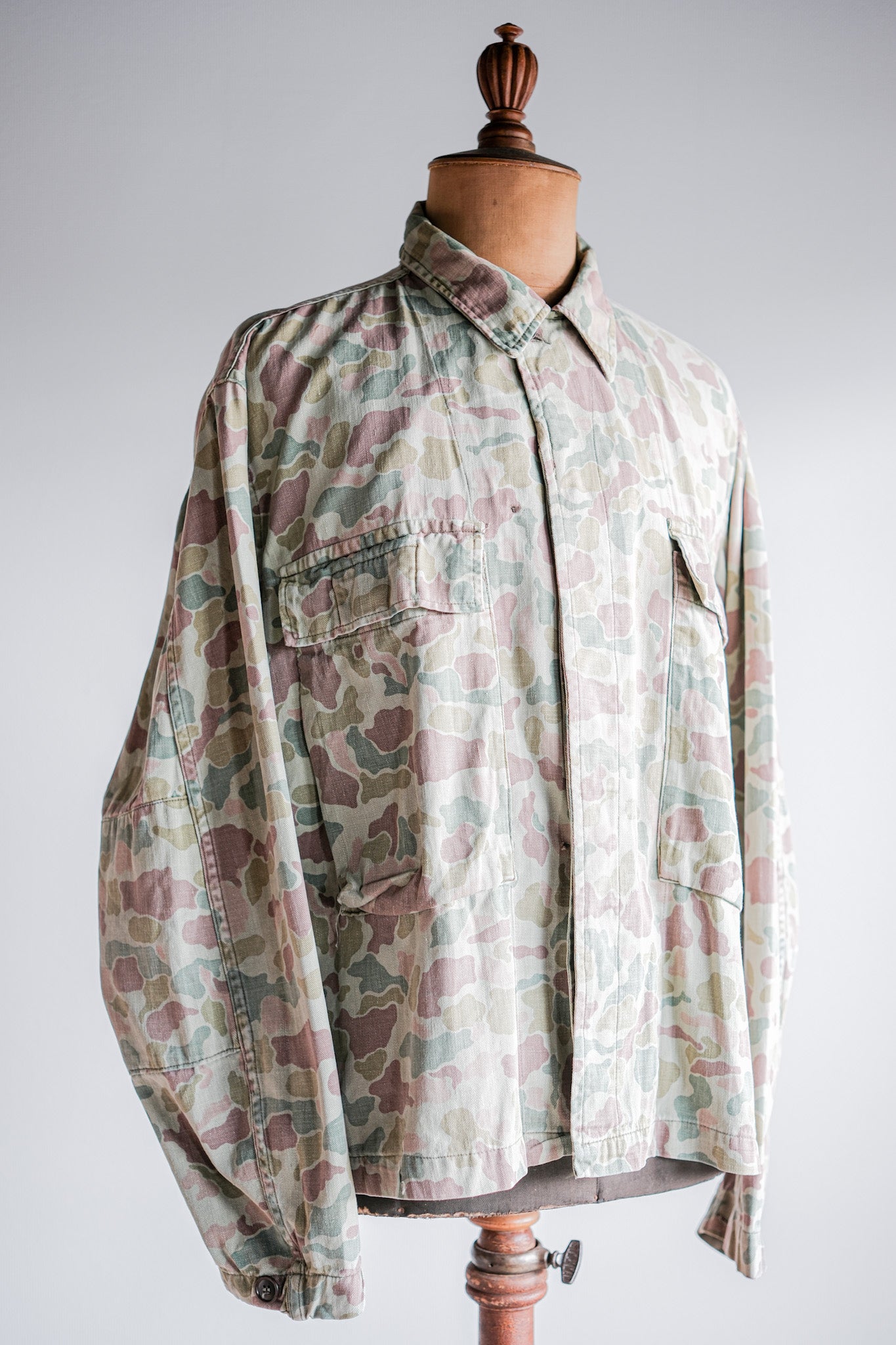 ［~50's］Dutch Army Frogskin Camouflage Field Jacket Size.50