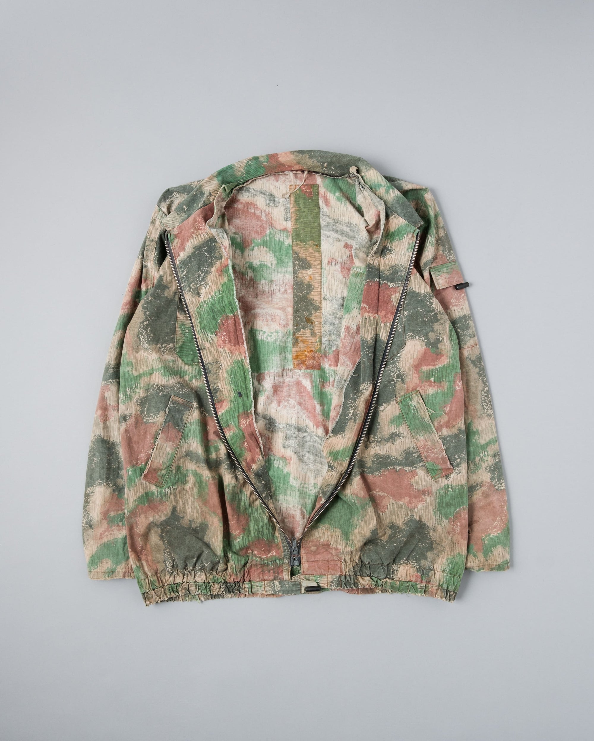 ［~60's］Czechoslovakian Army Sumpfmuster Pattern Camouflage Zip Up Jacket "Localmade"