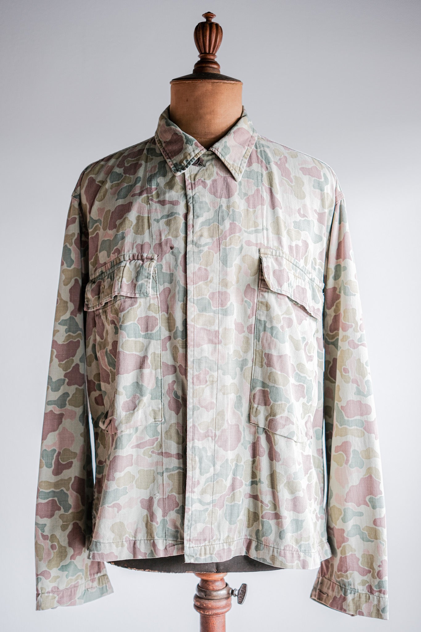 ［~50's］Dutch Army Frogskin Camouflage Field Jacket Size.50