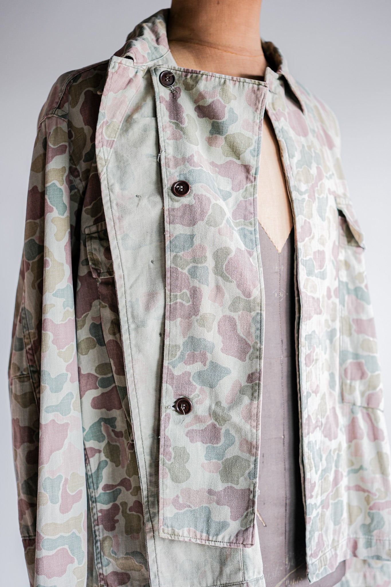 ［~50's］Dutch Army Frogskin Camouflage Field Jacket Size.50