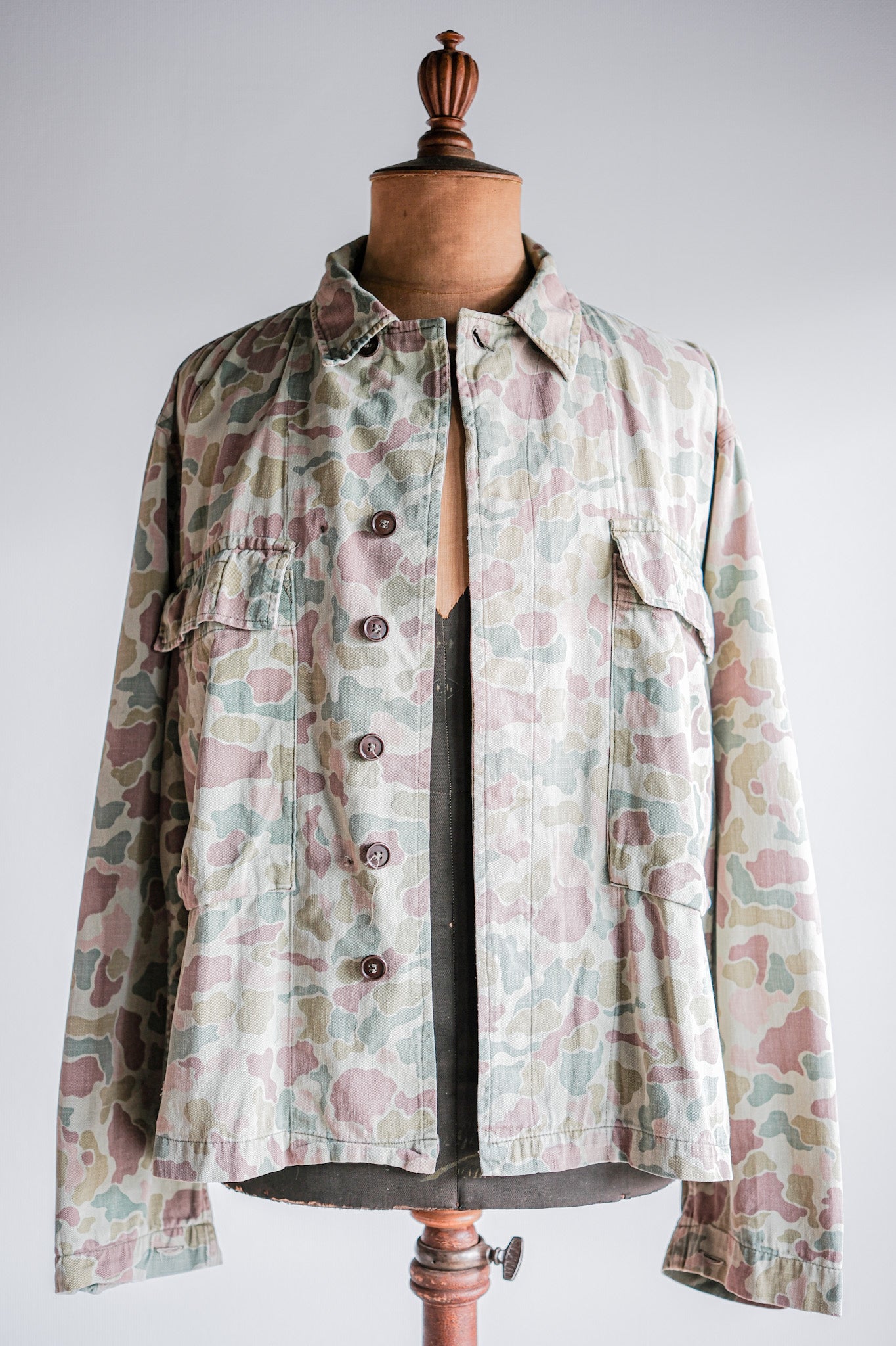 ［~50's］Dutch Army Frogskin Camouflage Field Jacket Size.50