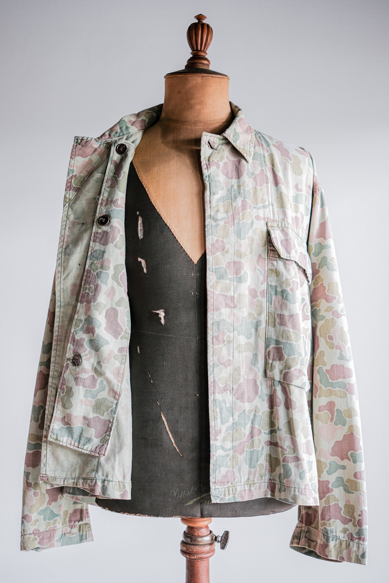 ［~50's］Dutch Army Frogskin Camouflage Field Jacket Size.50