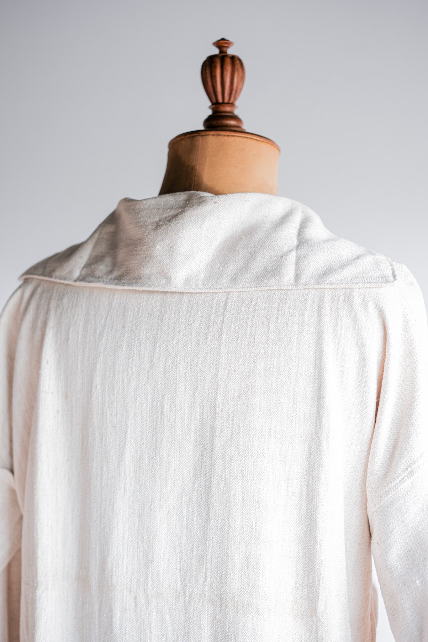 ［~40's］WWⅡ German Navy Drillich HBT Linen Sailor Smock Size.3 "Kriegsmarine" "Dead Stock"