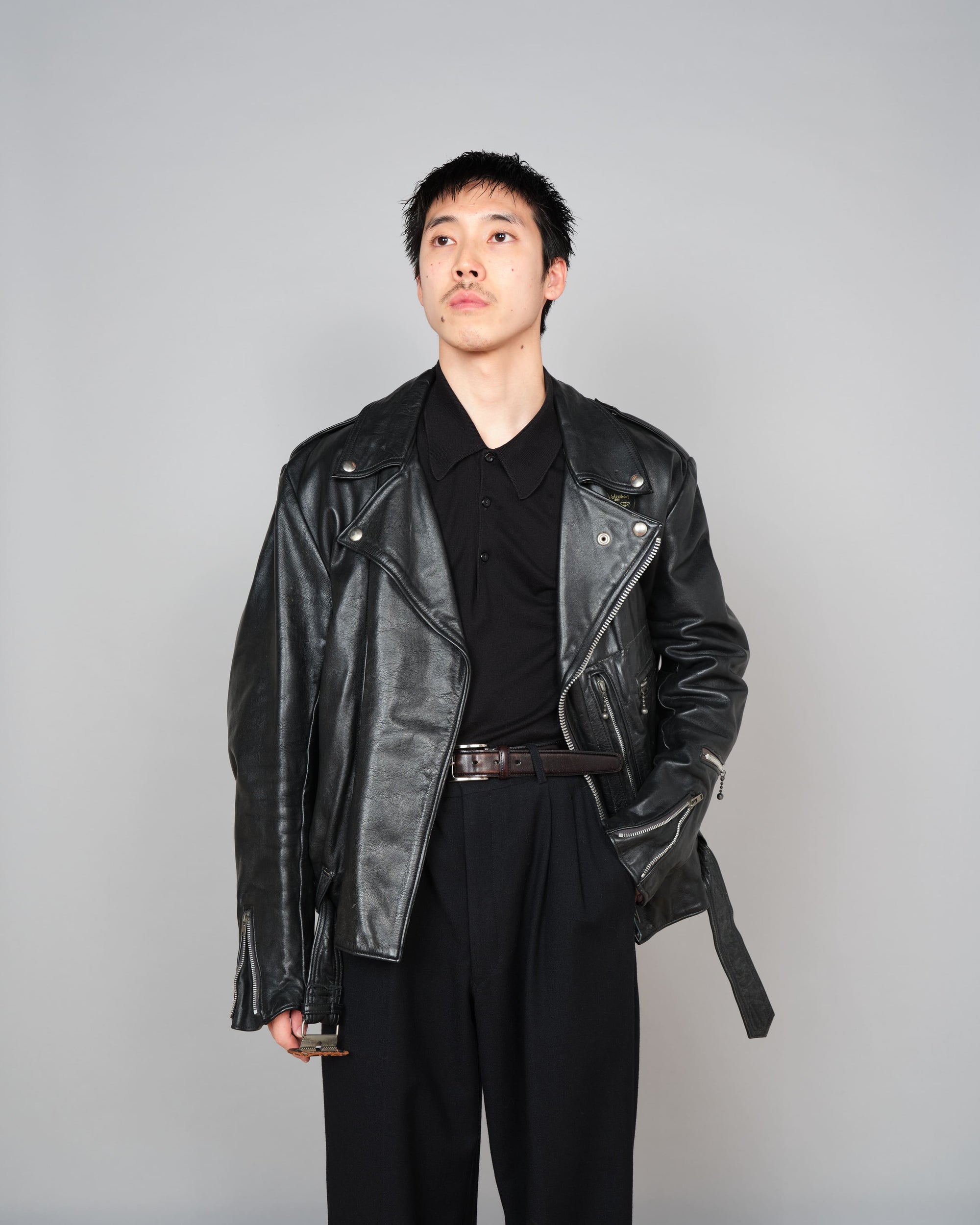 【~70’s】Vintage Lewis Leathers Leather Double Riders Jacket Size.42 "BRONX"