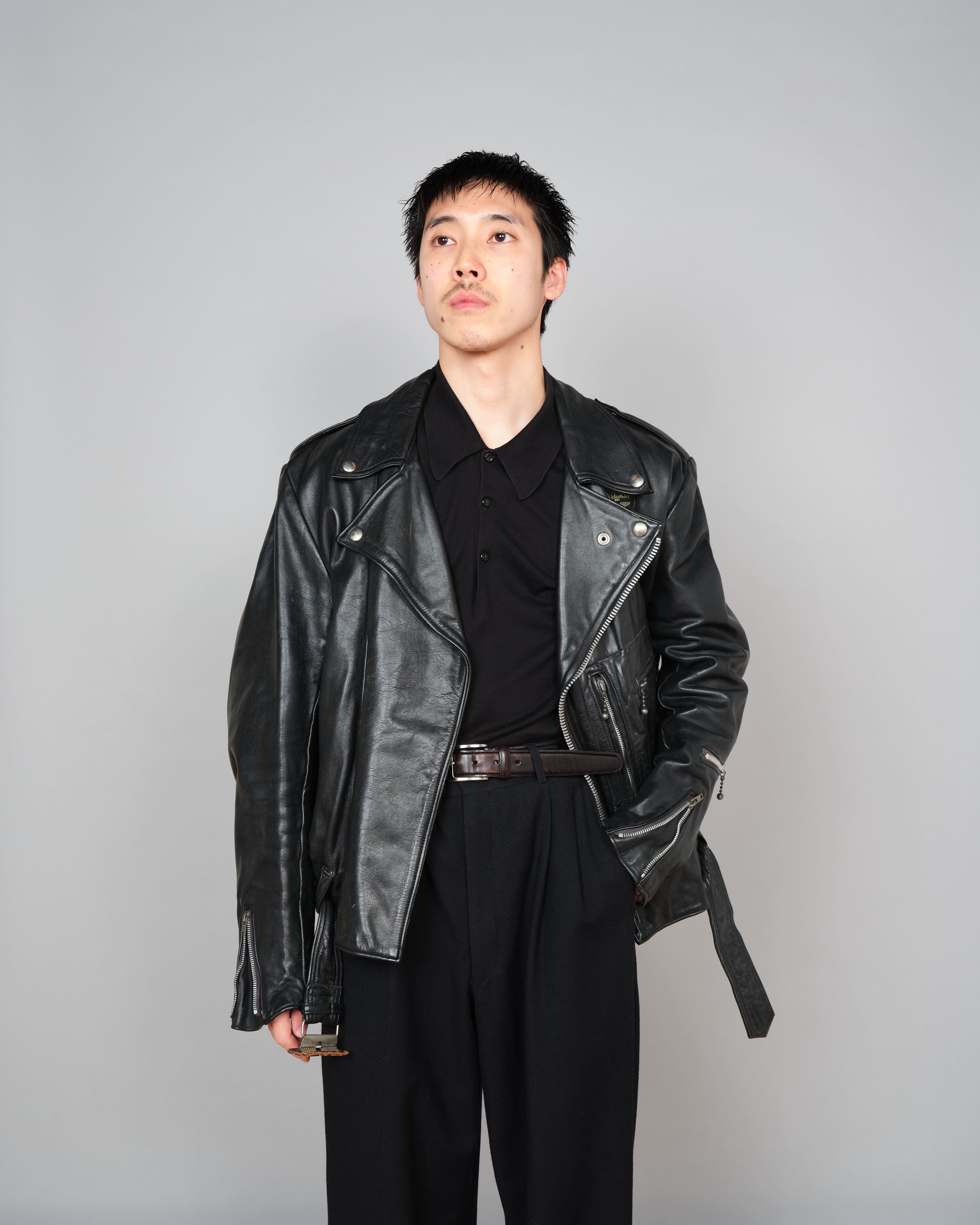 【~70’s】Vintage Lewis Leathers Leather Double Riders Jacket Size.42 "BRONX"