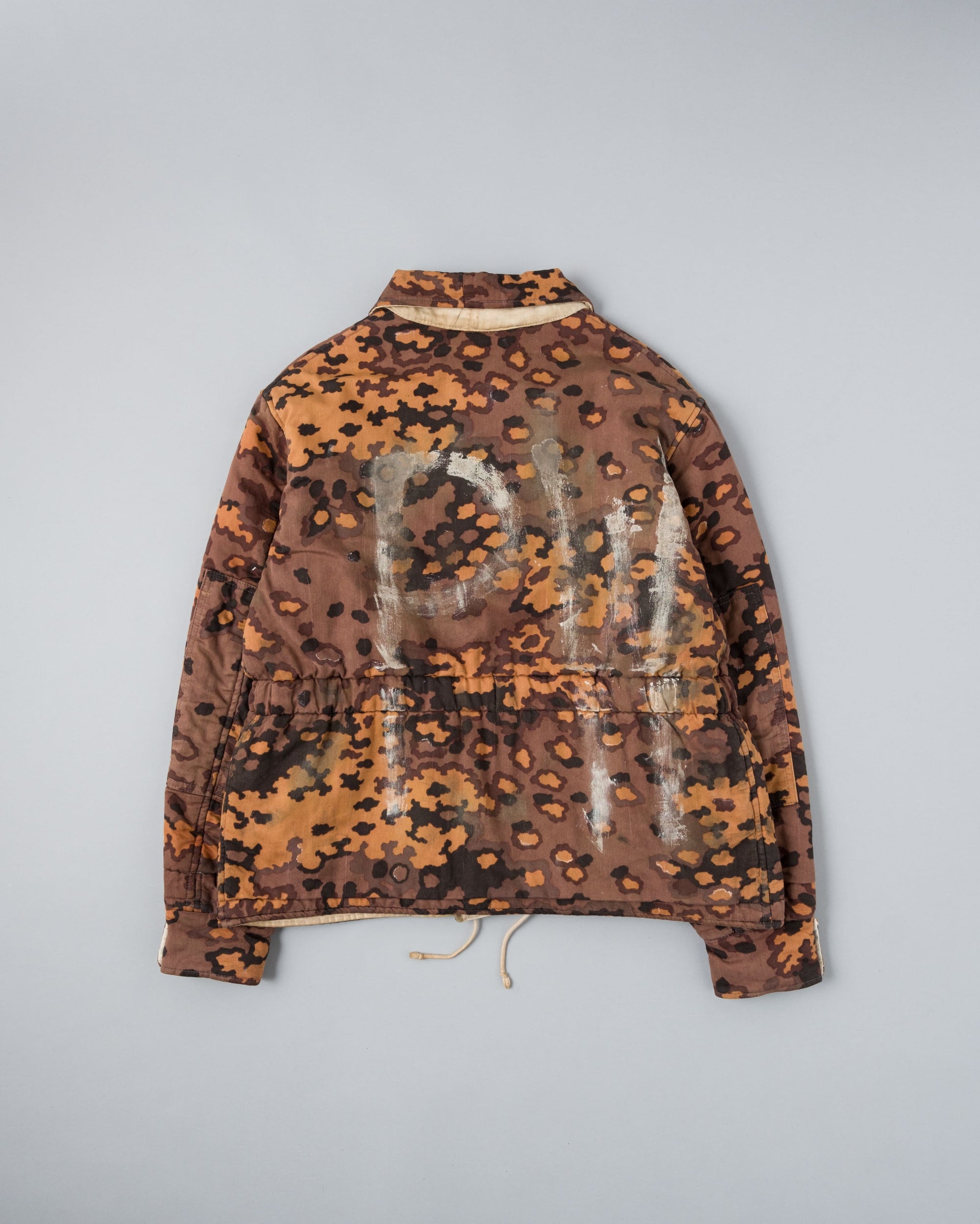 ［~90's］German Waffen-SS Type Autumn Oak Leaf Camouflage Reversible Winter Jacket "Prisoner of War" "Reproduction"