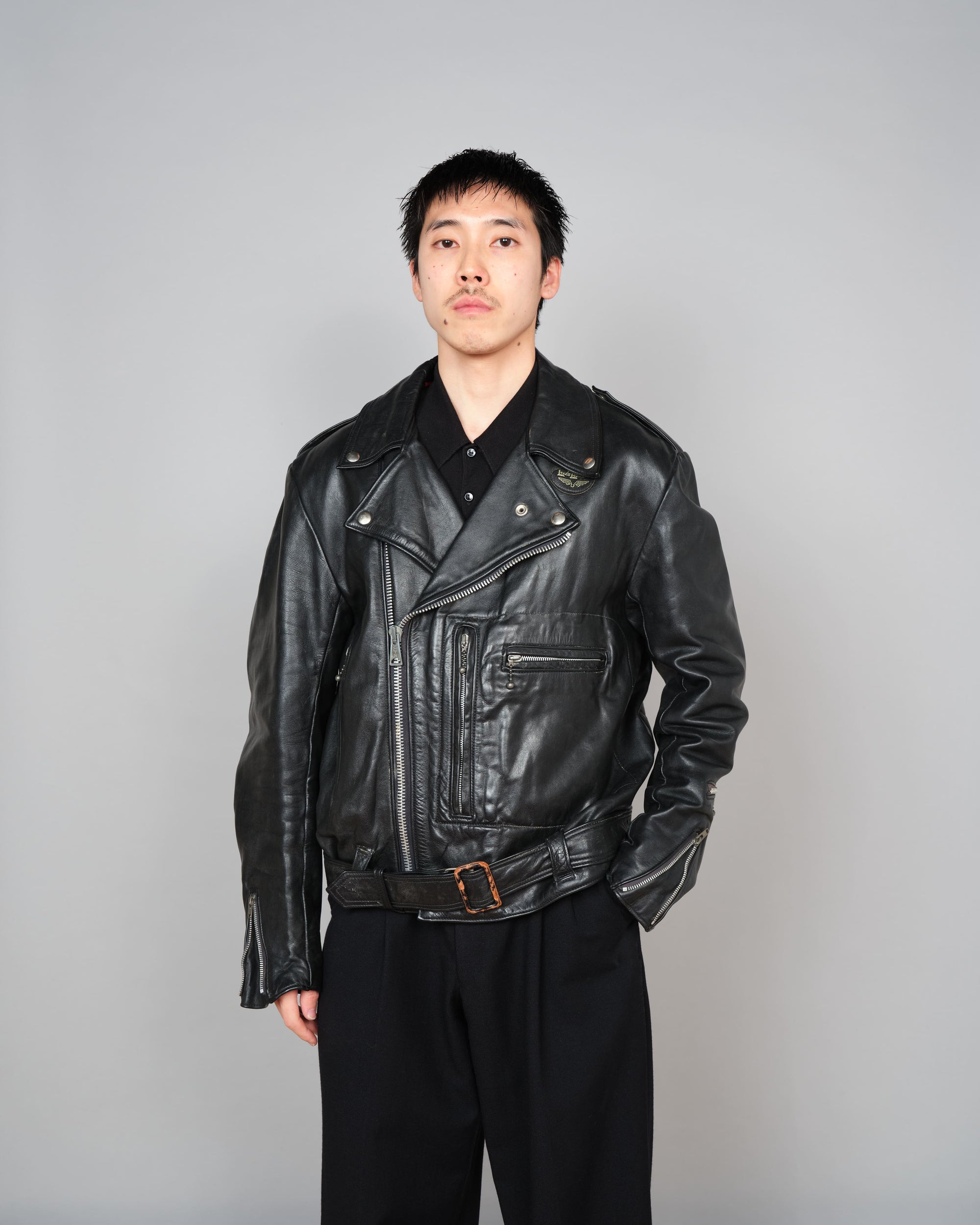 【~70’s】Vintage Lewis Leathers Leather Double Riders Jacket Size.42 "BRONX"
