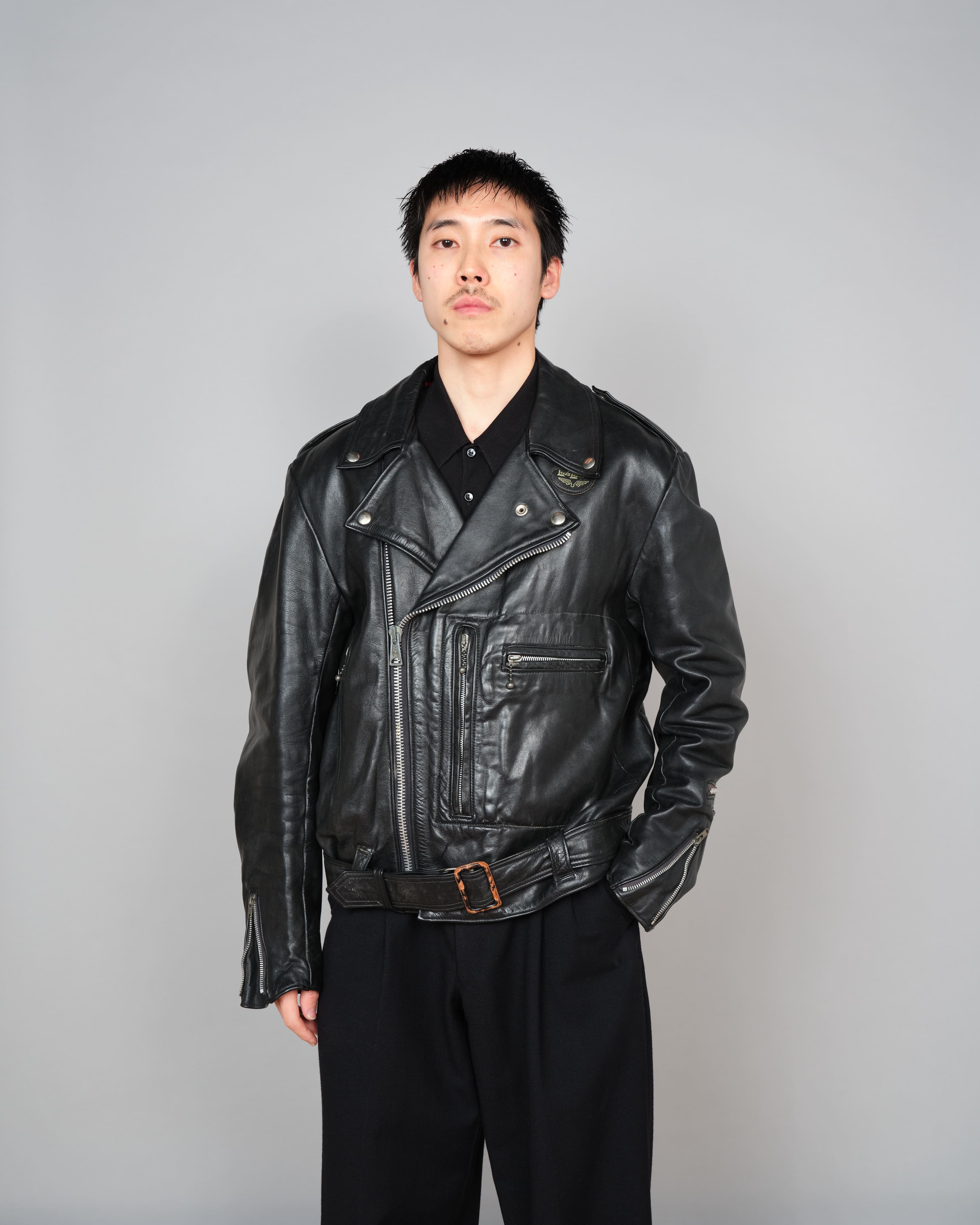 【~70’s】Vintage Lewis Leathers Leather Double Riders Jacket Size.42 "BRONX"