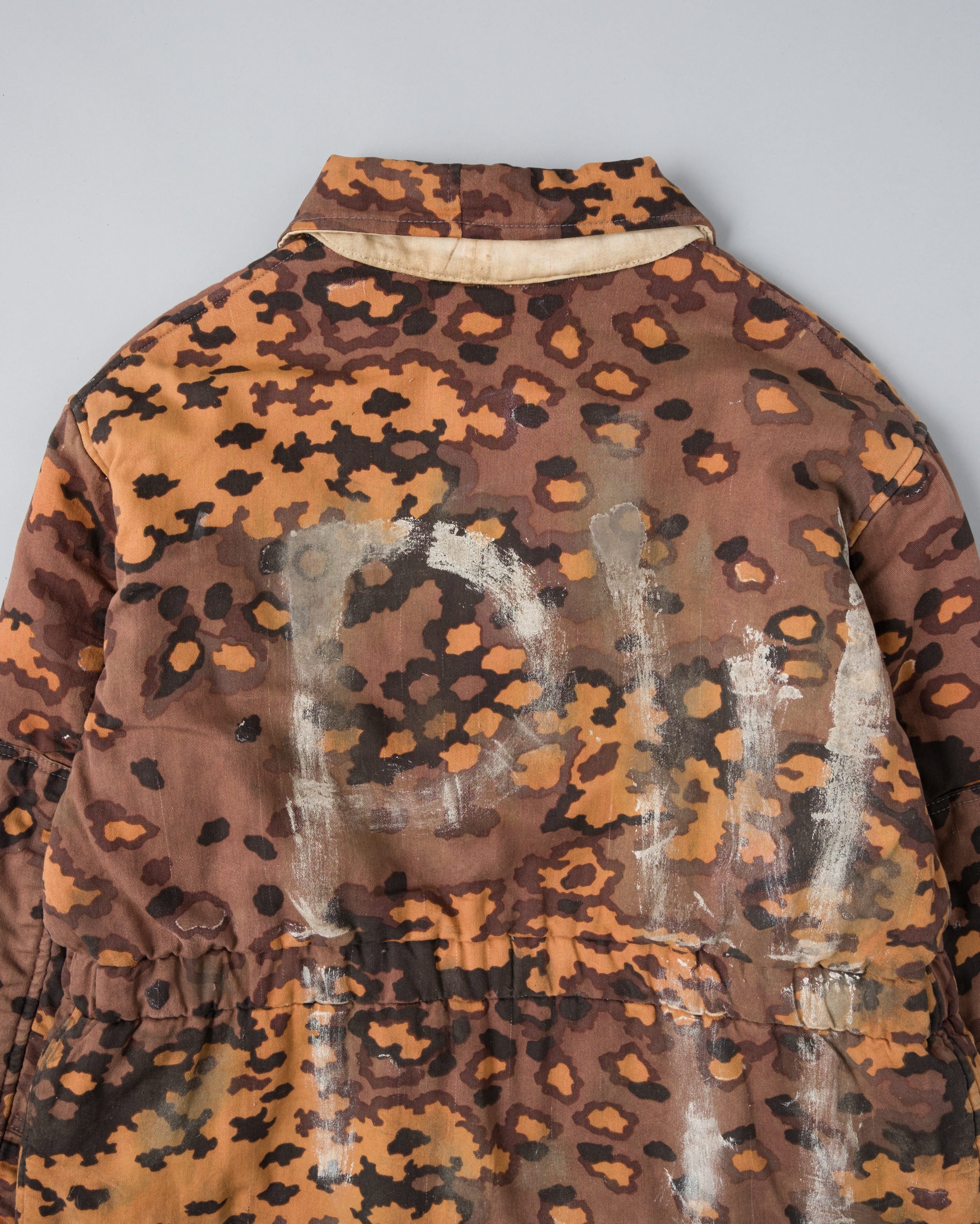 [~90's] German Waffen-SS Type Autumn Oak Leaf Camouflage Reversible Winter Jacket "Prisoner of War" "Reproduction"