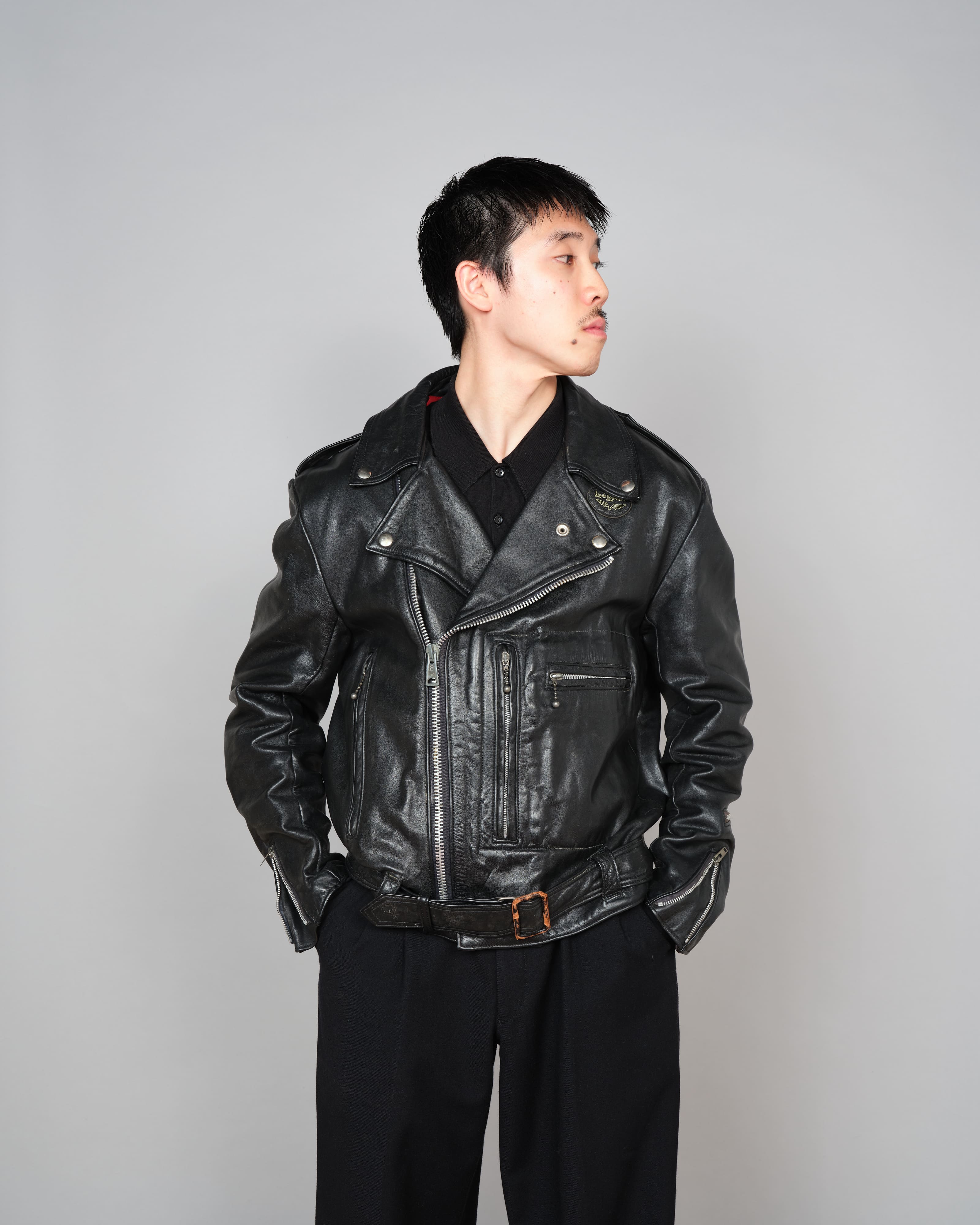 【~70’s】Vintage Lewis Leathers Leather Double Riders Jacket Size.42 "BRONX"