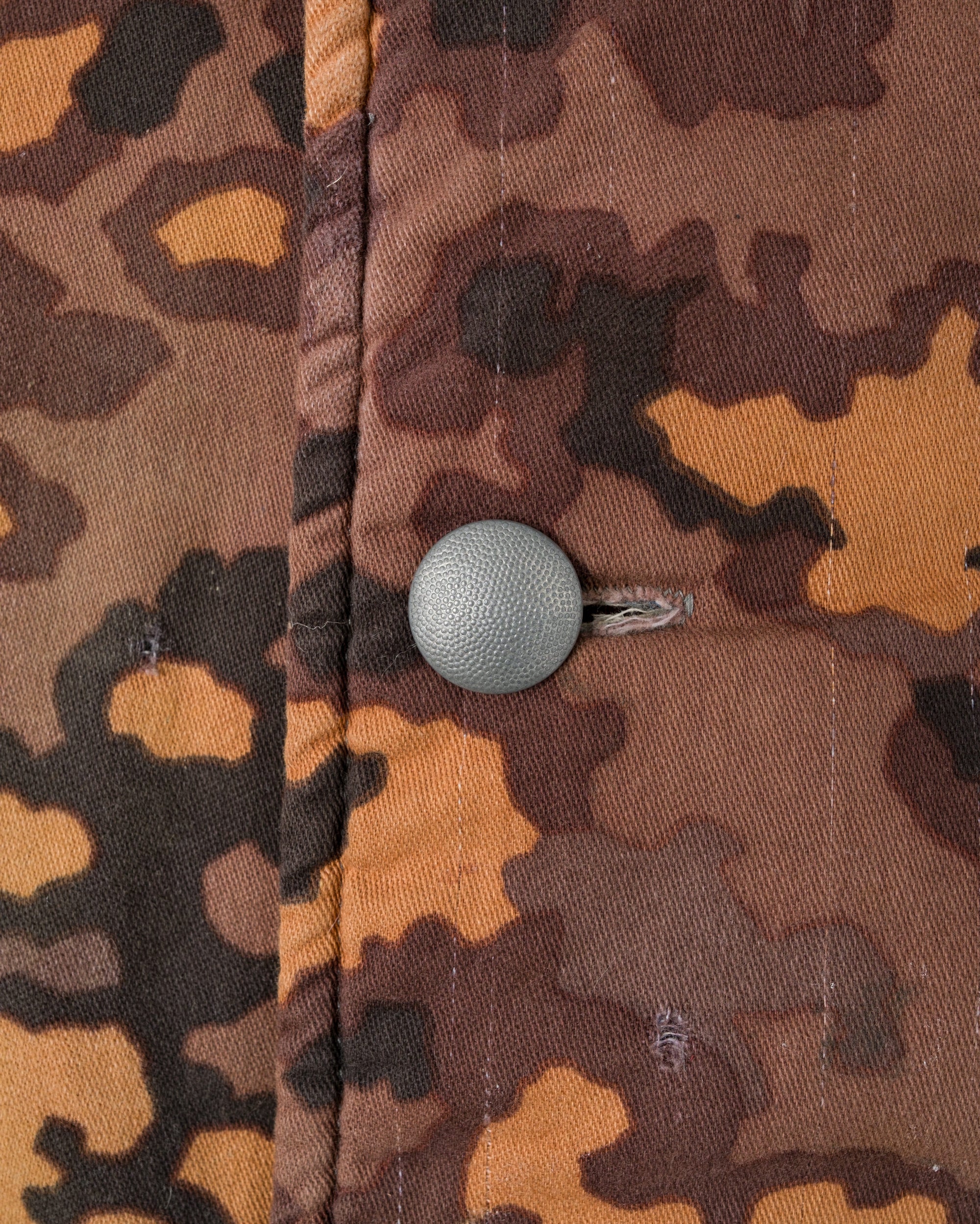 ［~90's］German Waffen-SS Type Autumn Oak Leaf Camouflage Reversible Winter Jacket "Prisoner of War" "Reproduction"