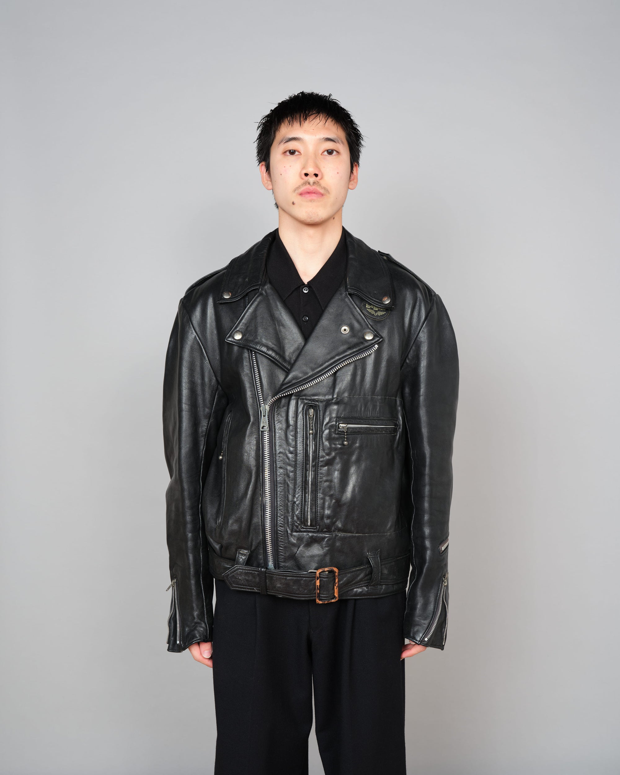 【~70’s】Vintage Lewis Leathers Leather Double Riders Jacket Size.42 "BRONX"