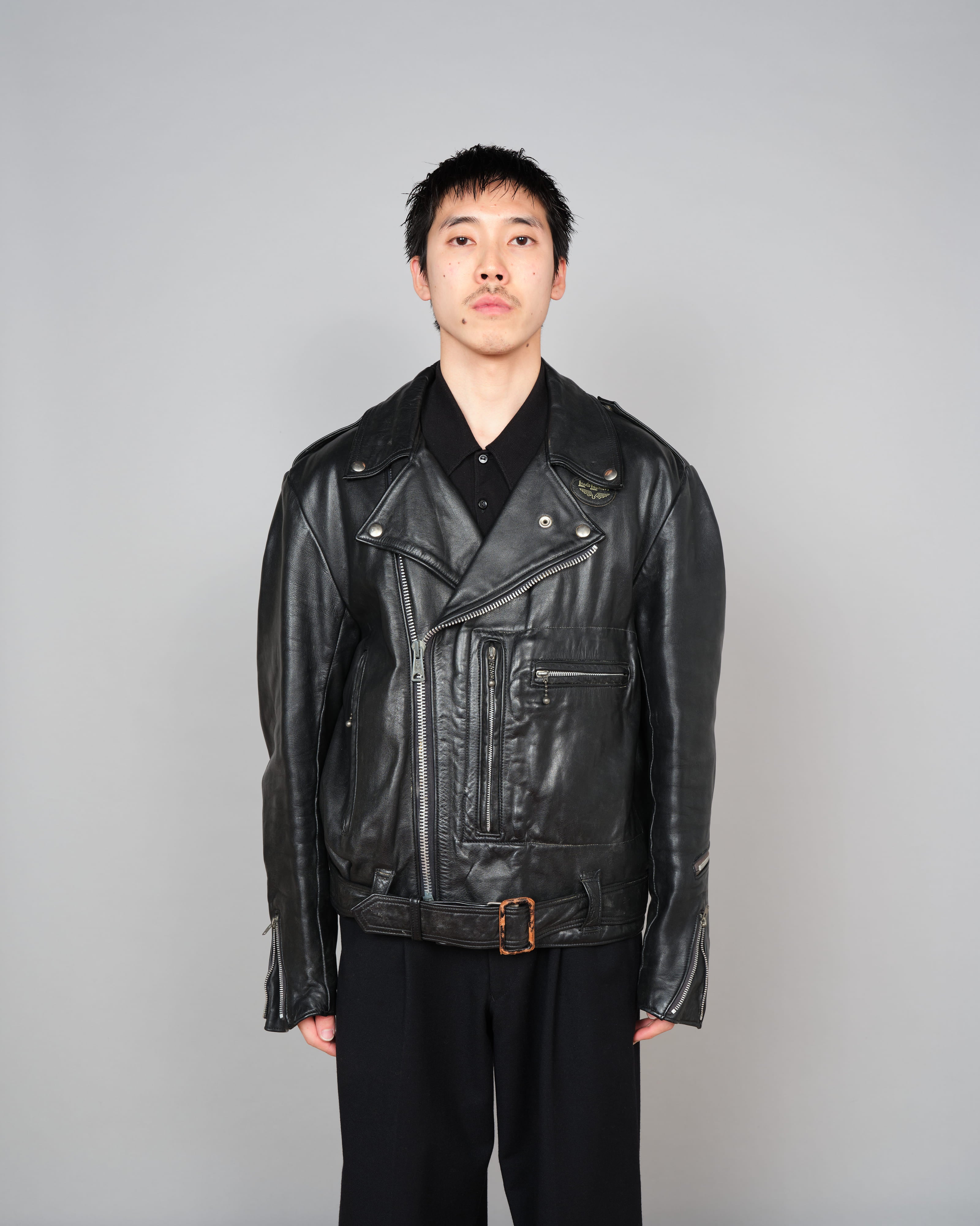 【~70’s】Vintage Lewis Leathers Leather Double Riders Jacket Size.42 "BRONX"