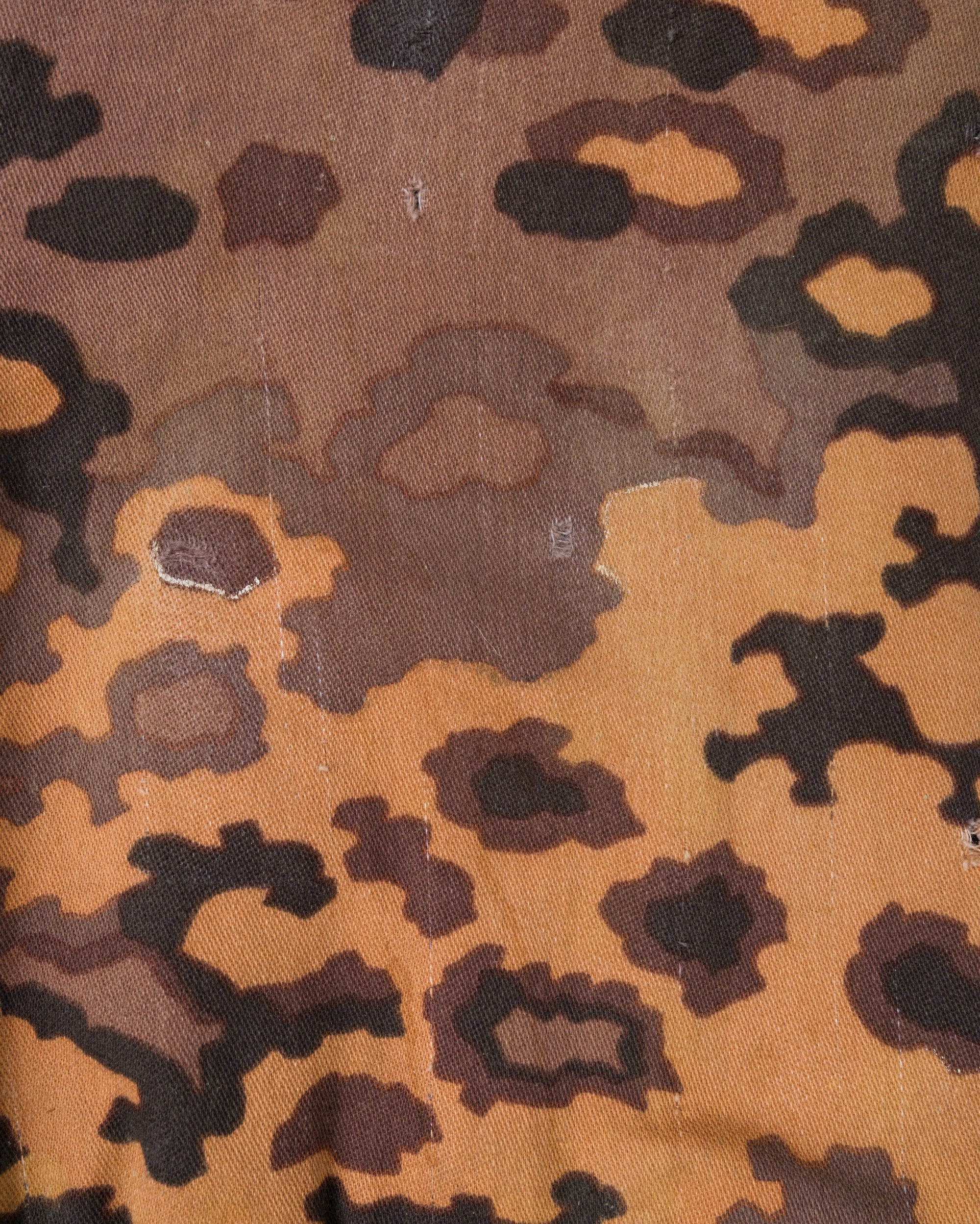 ［~90's］German Waffen-SS Type Autumn Oak Leaf Camouflage Reversible Winter Jacket "Prisoner of War" "Reproduction"