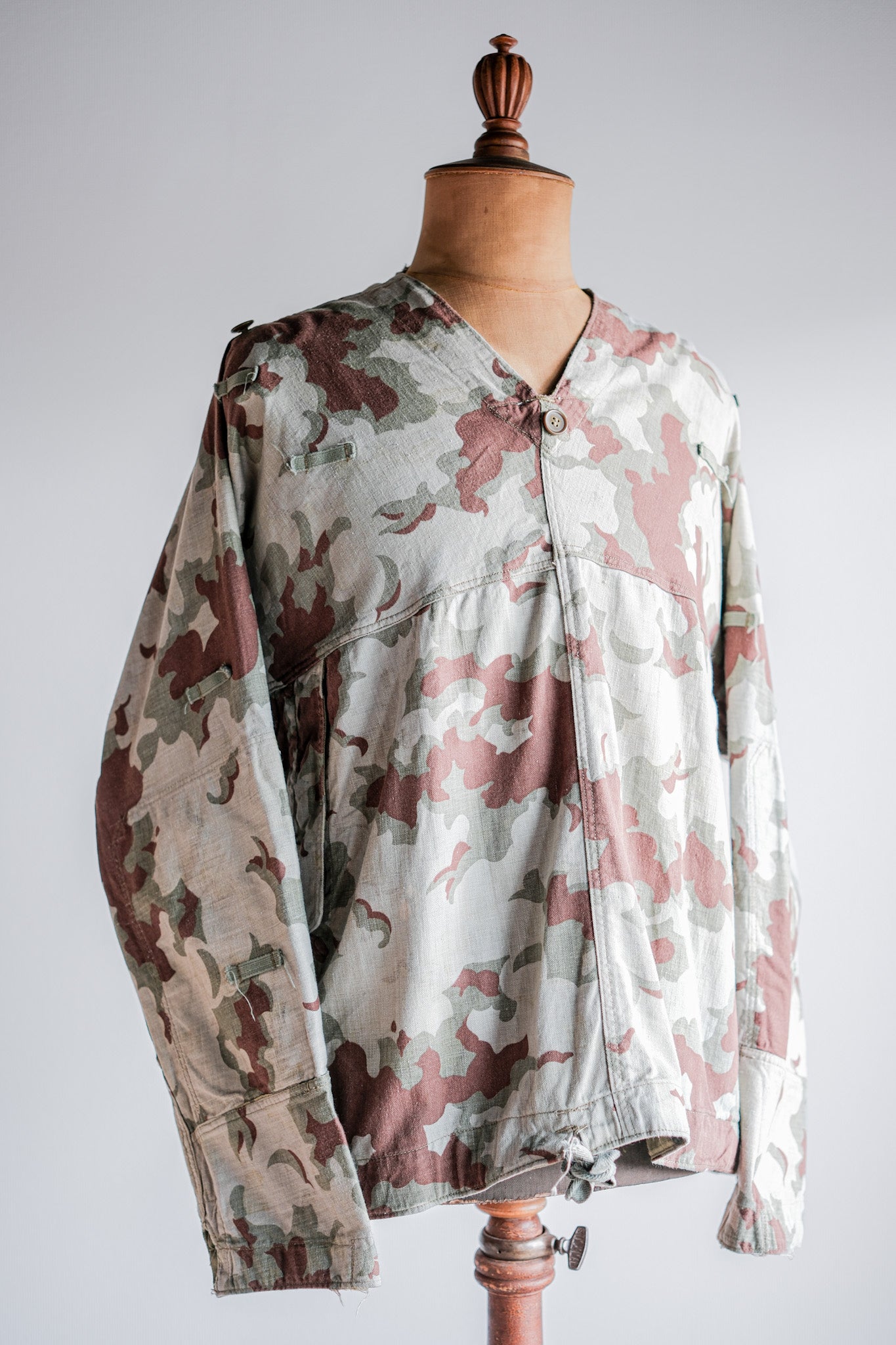 ［~50's］Czechoslovakian Army Clouds Camouflage Reversible Smock