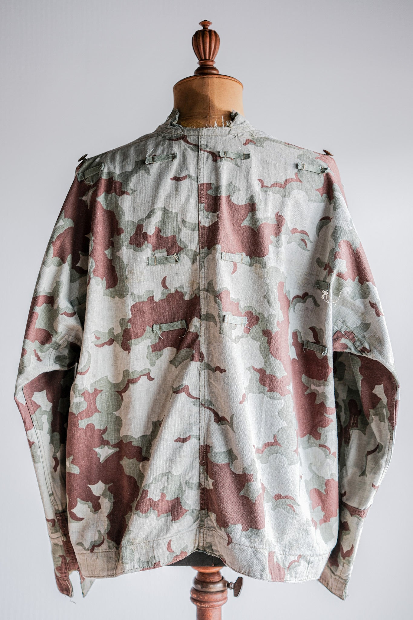 [~ 50's] Czechoslovakian Army Clouds Camouflage Reversible Smock