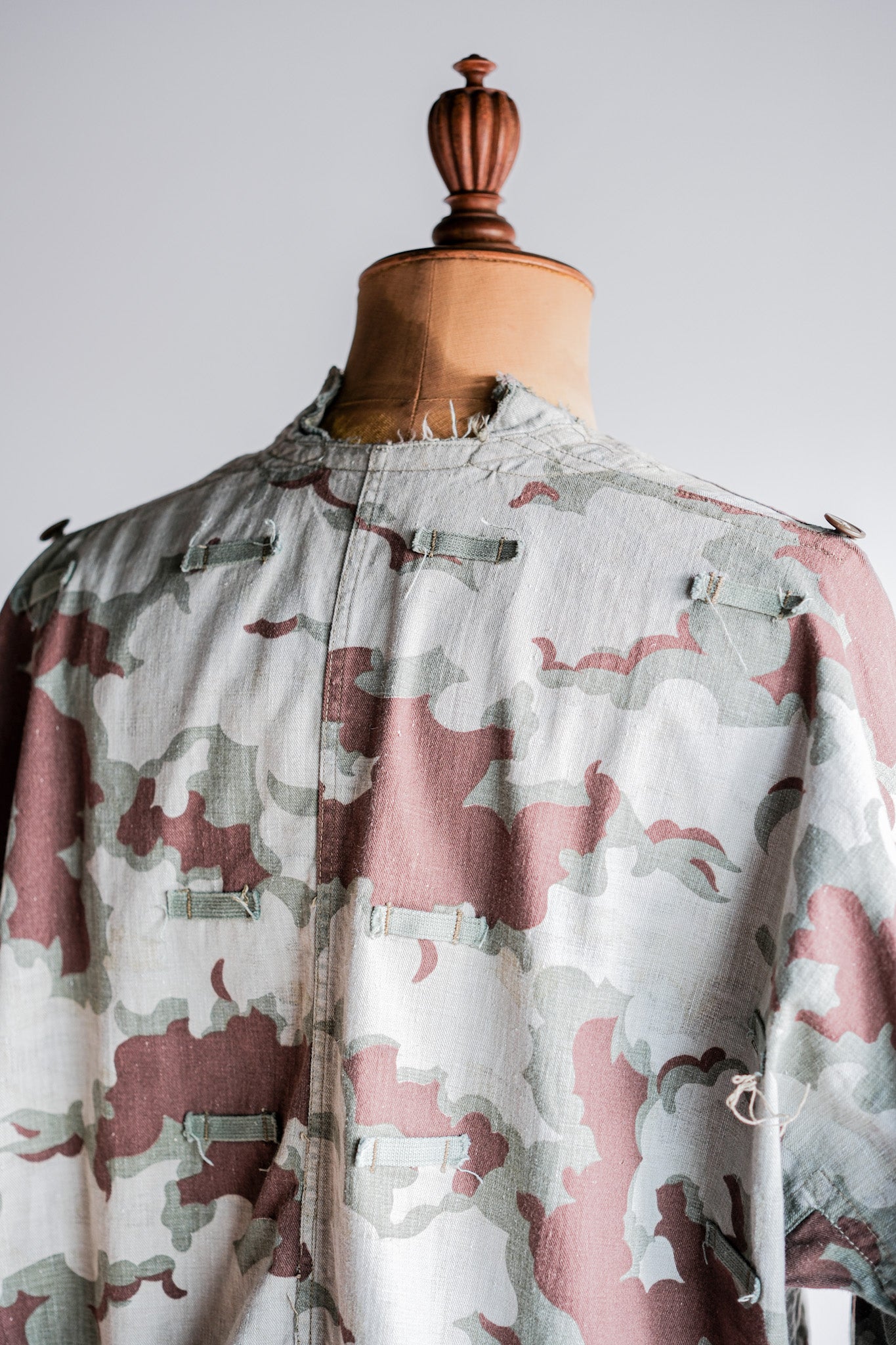 [~ 50's] Czechoslovakian Army Clouds Camouflage Reversible Smock