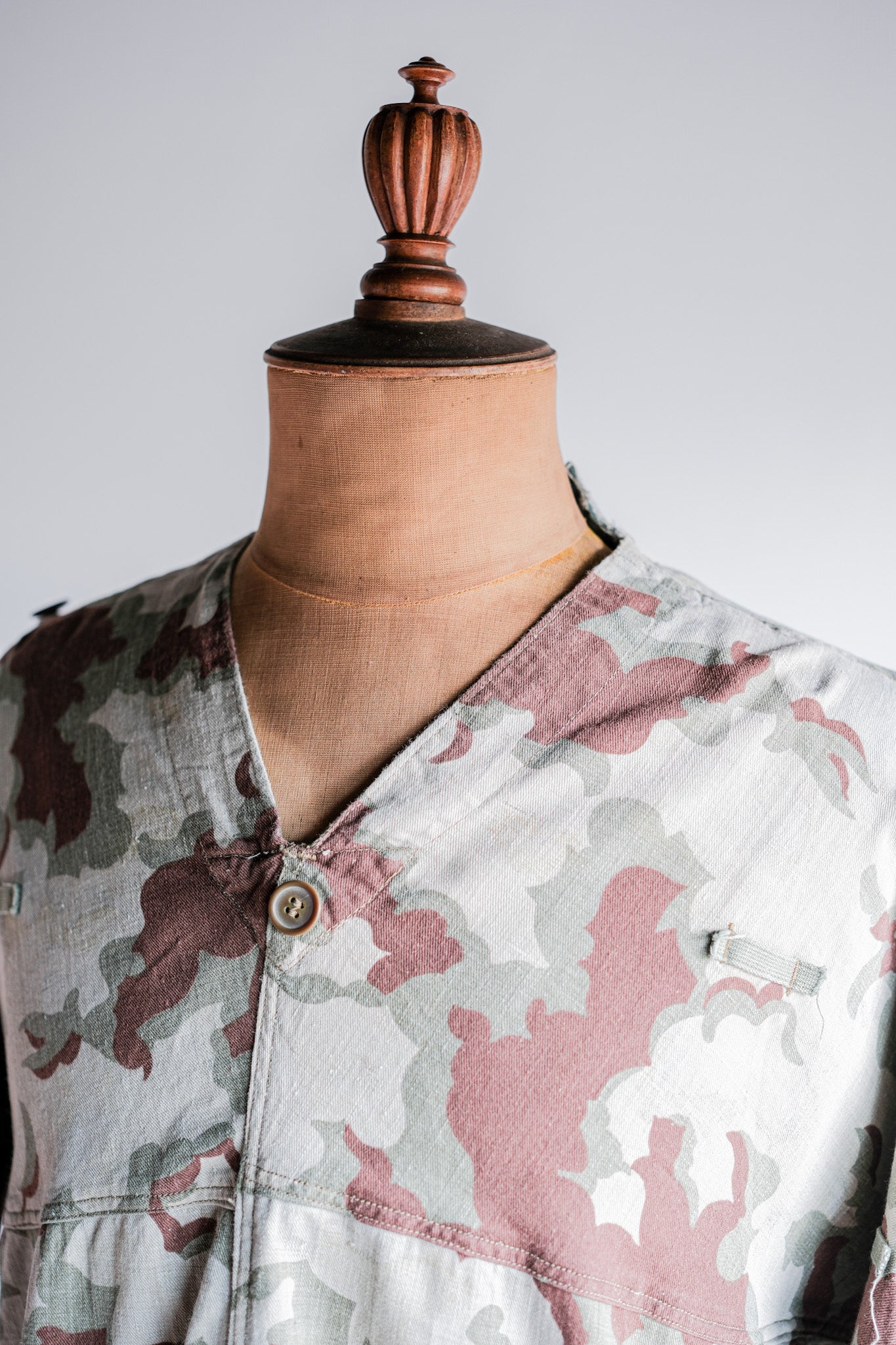 【~50's】Czechoslovakian Army Clouds Camouflage Reversible Smock