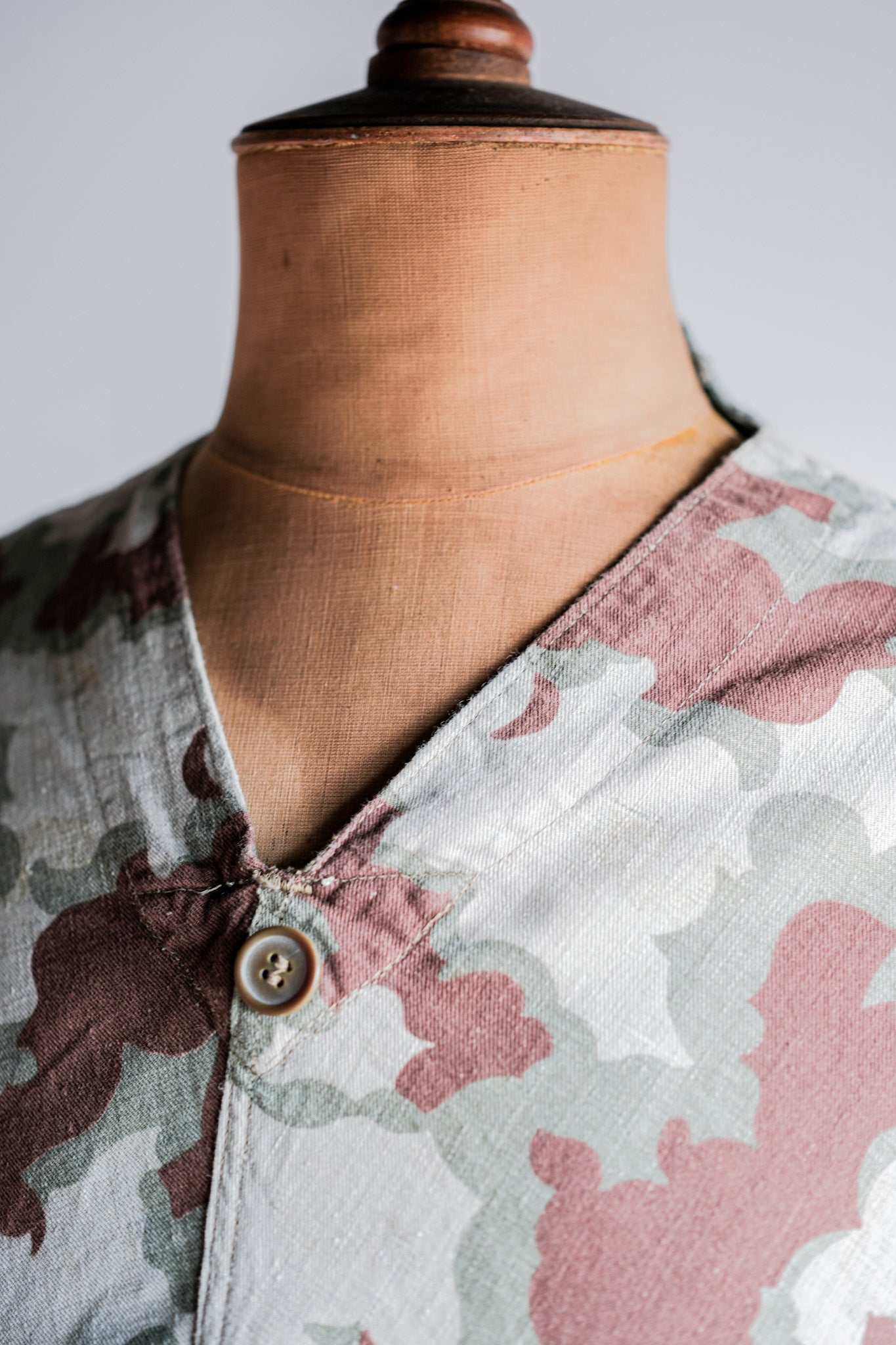 【~50's】Czechoslovakian Army Clouds Camouflage Reversible Smock