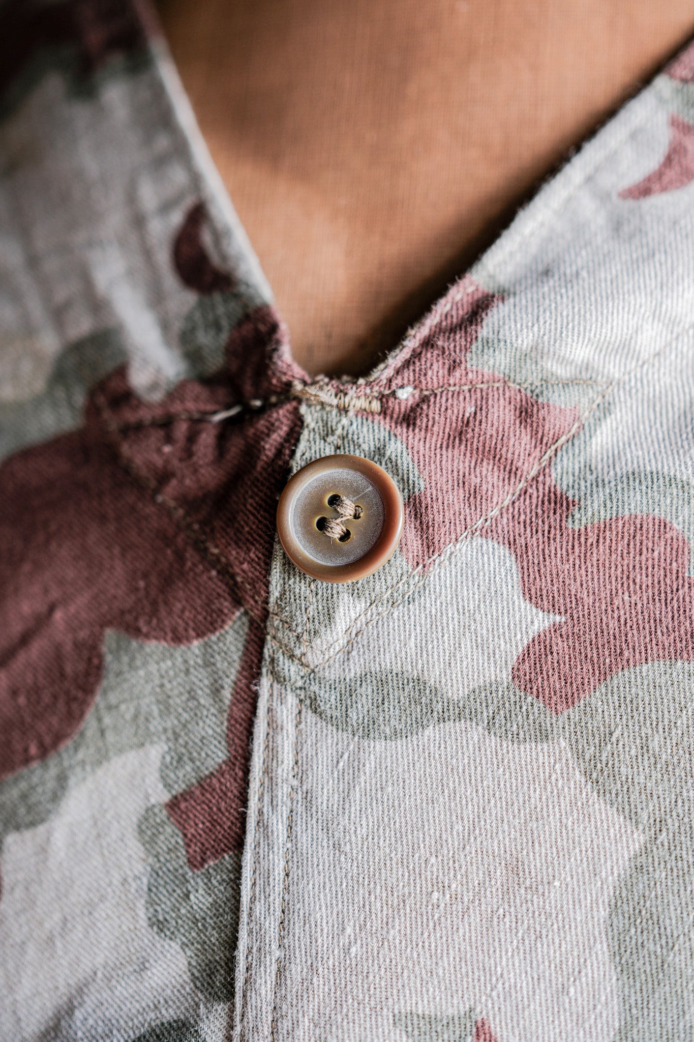 ［~50's］Czechoslovakian Army Clouds Camouflage Reversible Smock