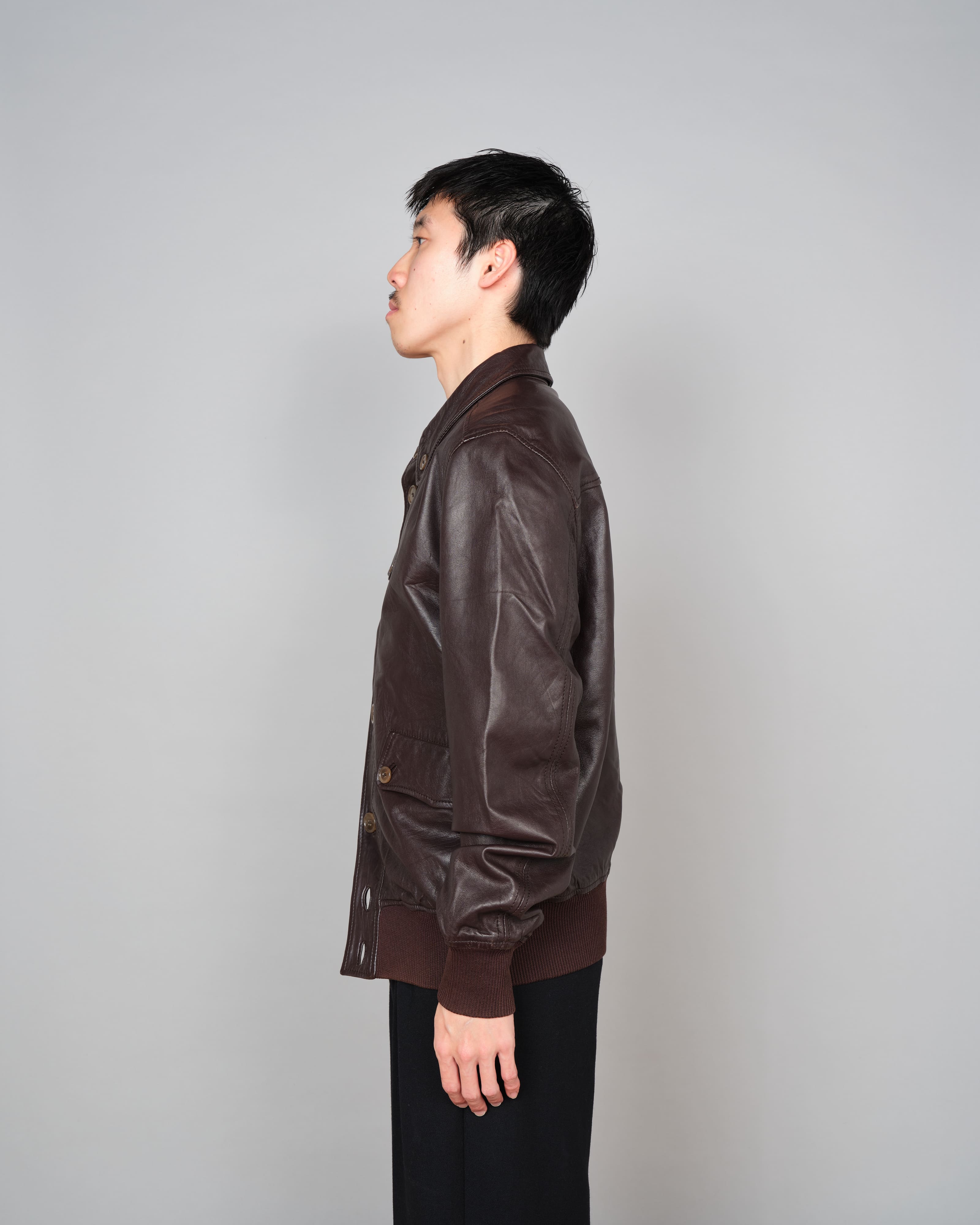 【~00’s】Old DOLCE&GABBANA Lambskin Leather Blouson Size.50