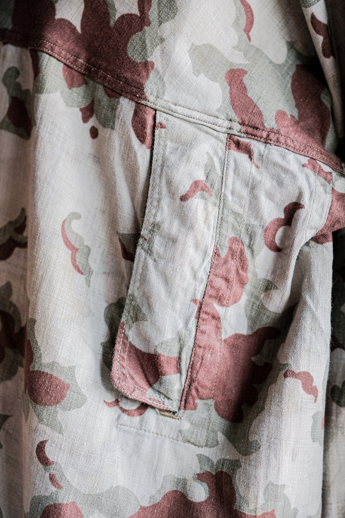 ［~50's］Czechoslovakian Army Clouds Camouflage Reversible Smock