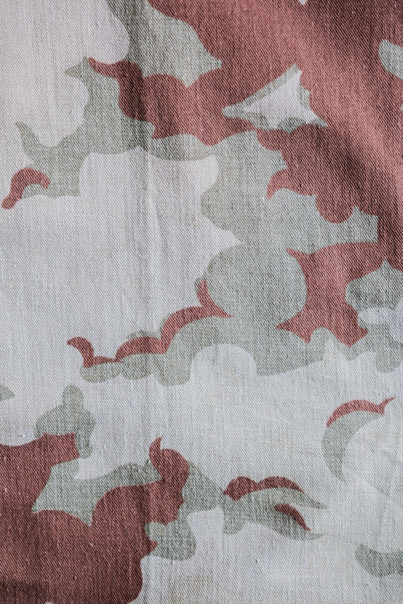 [~ 50's] Czechoslovakian Army Clouds Camouflage Reversible Smock