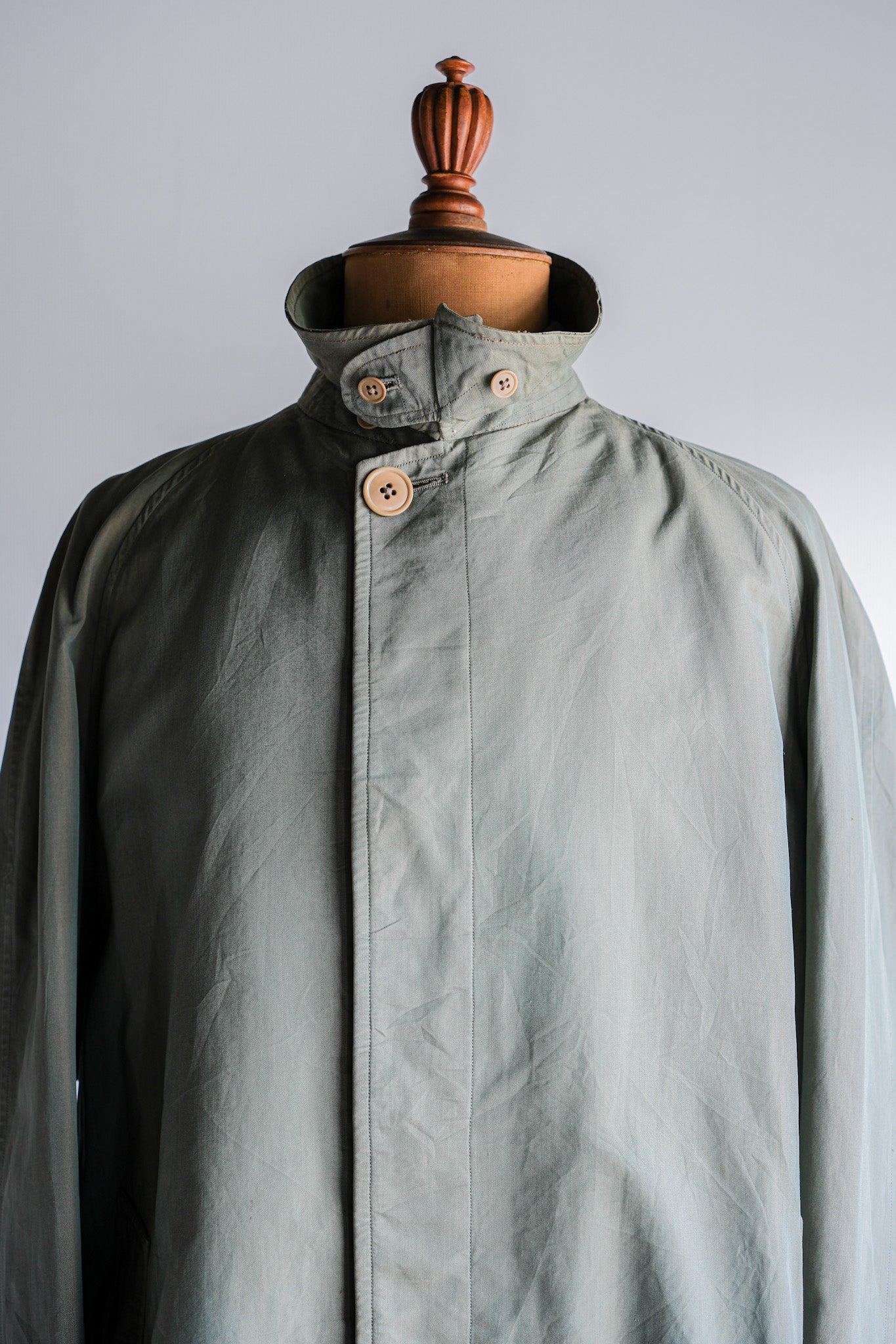 ［~50's］Vintage Burberrys Raglan Sleeve Balmacaan Coat C100 "TAMAMUSHI"
