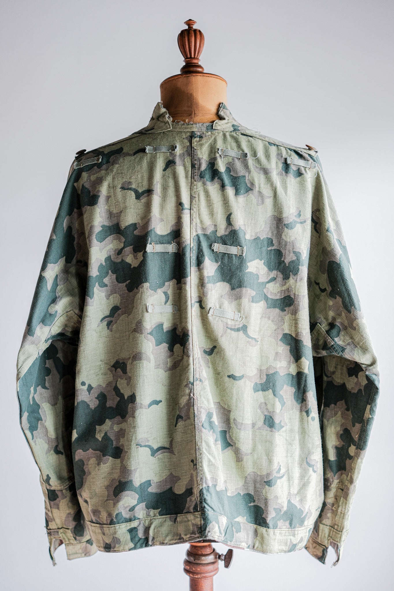 【~50's】Czechoslovakian Army Clouds Camouflage Reversible Smock