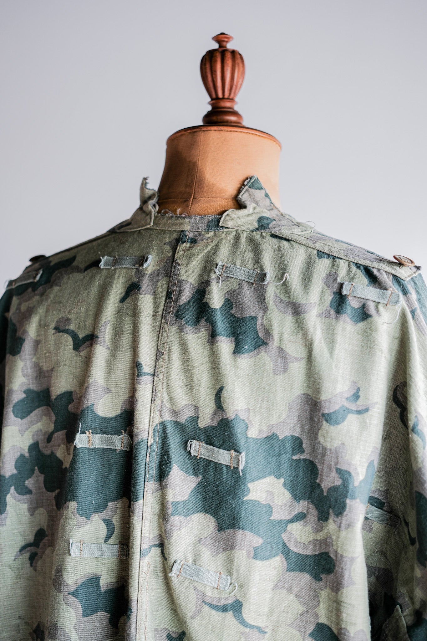 [~ 50's] Czechoslovakian Army Clouds Camouflage Reversible Smock