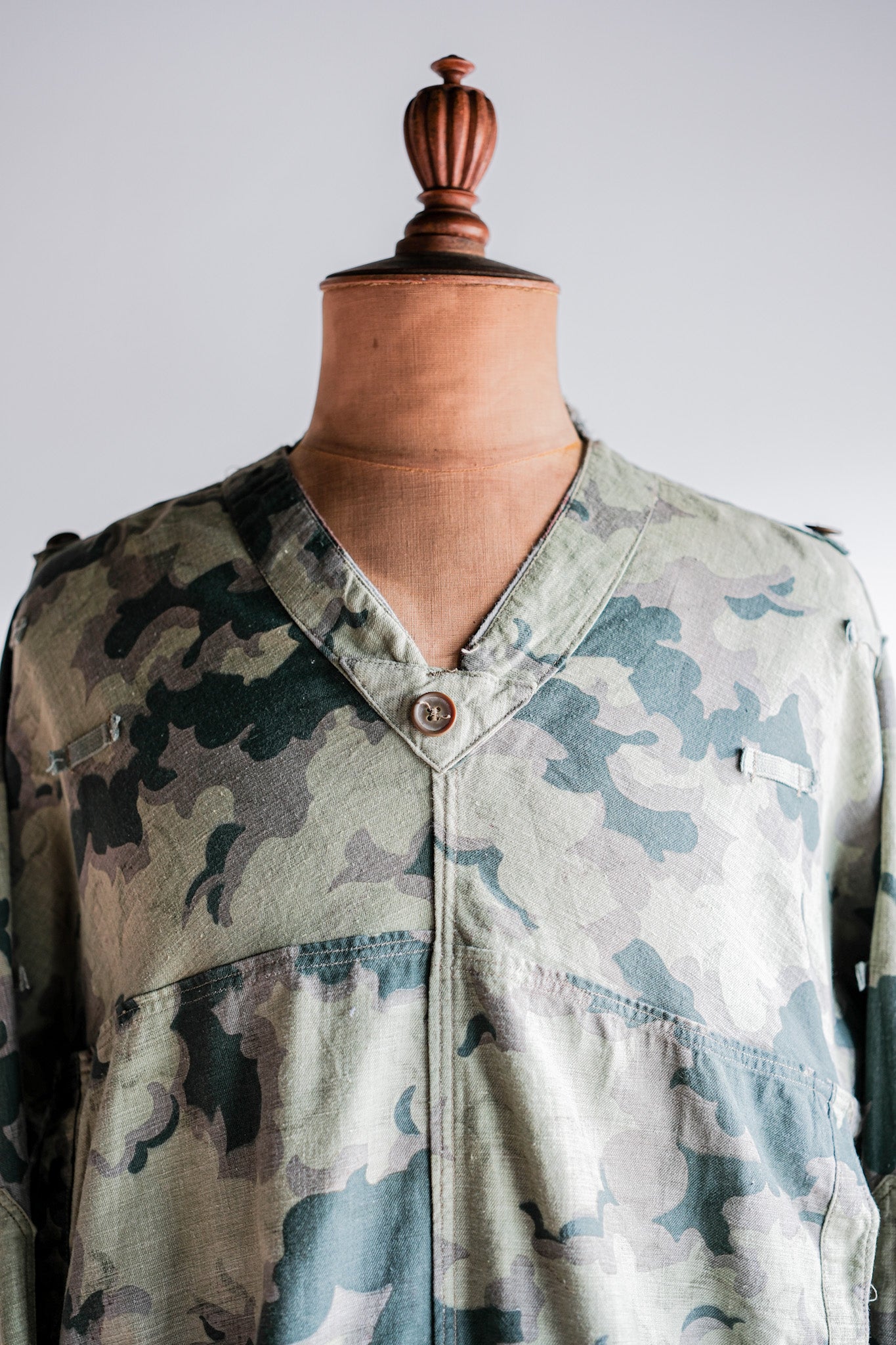 ［~50's］Czechoslovakian Army Clouds Camouflage Reversible Smock